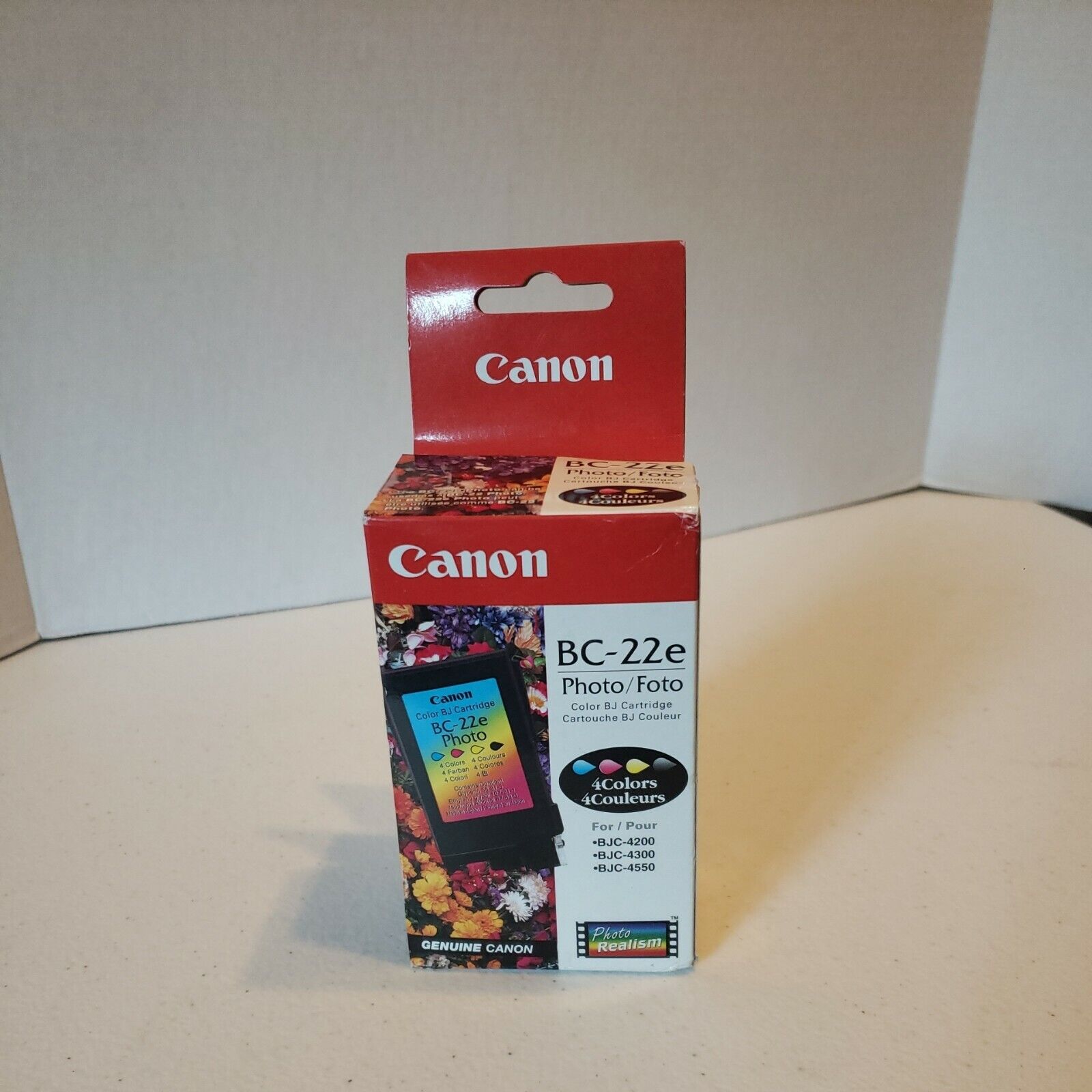 Canon BC-22e Photo Color BJ Cartridges 4-Colors BJC-2000 