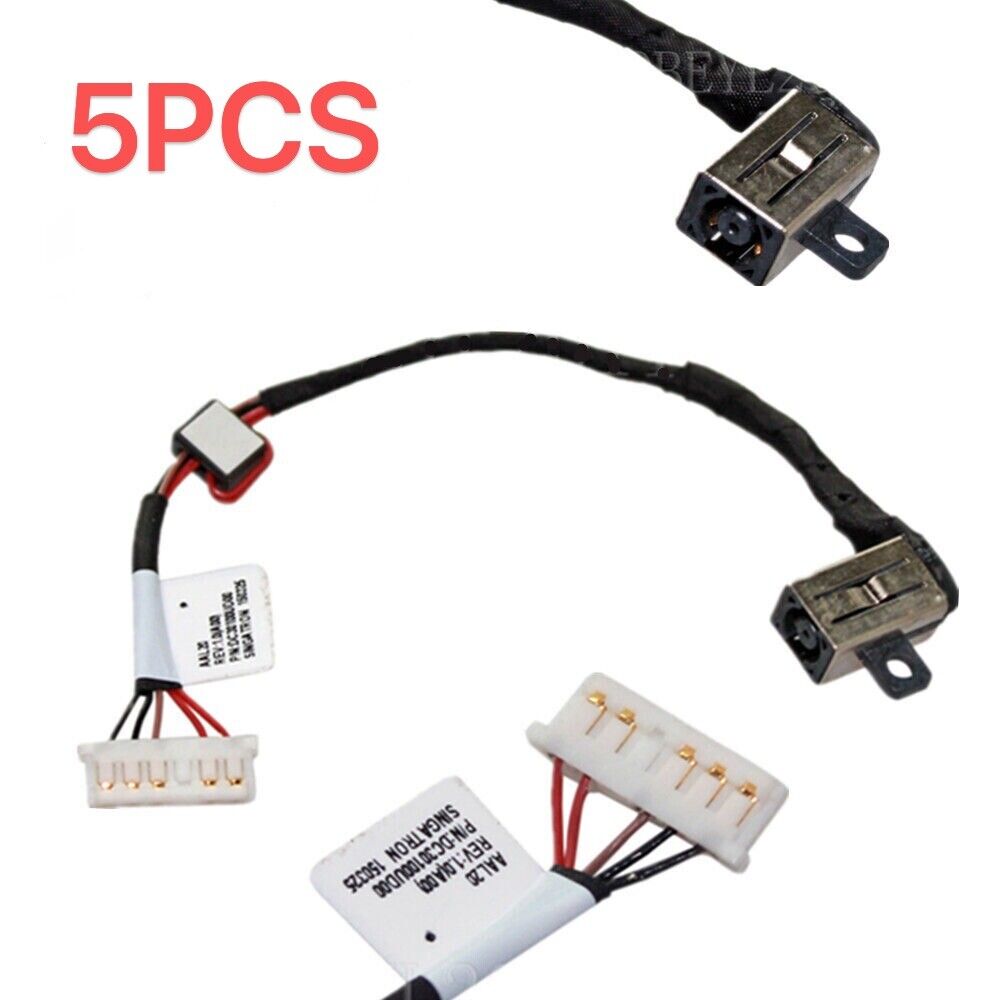 5PCS For Dell Inspiron 15-5000 5555 5558 5551 5559 DC Jack 0KD4T9 DC30100UD00