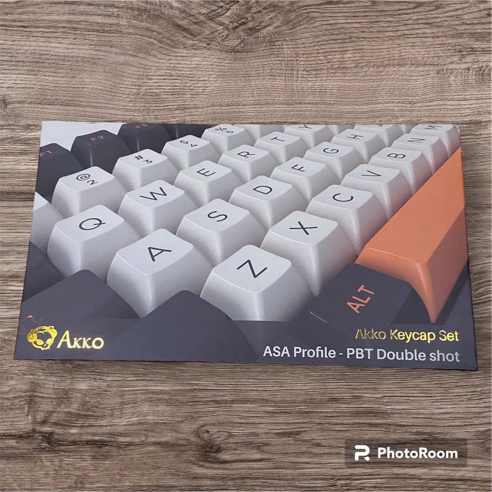 AKKO 158-Key Carbon Retro ASA Double-Shot Full Keycap Set For Mechanical Keyboar