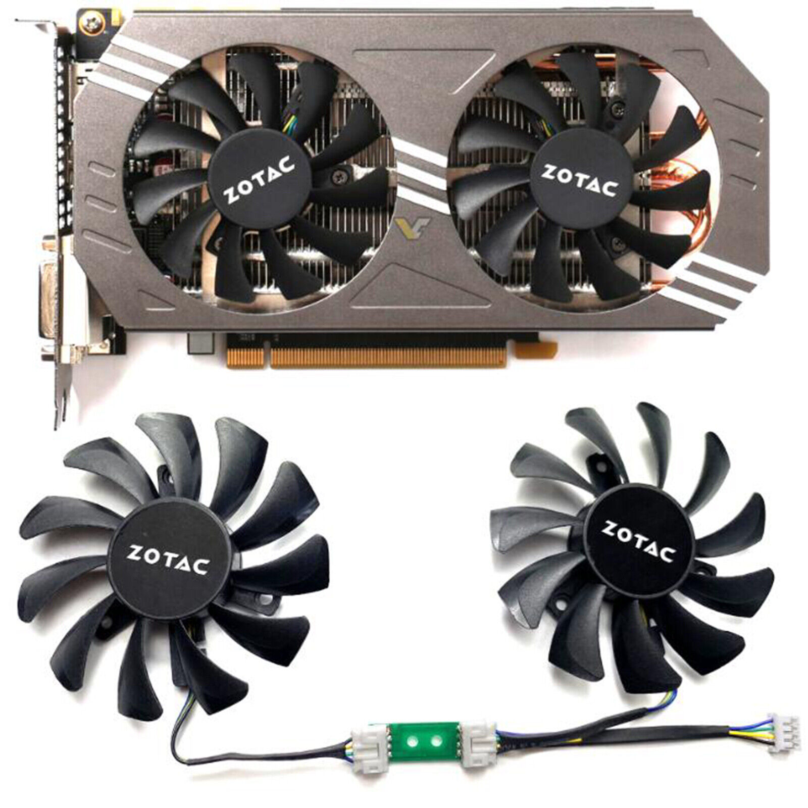 Replacement Cooling Fans for ZOTAC GeForce GTX 970 4GB Graphics Card #JCH