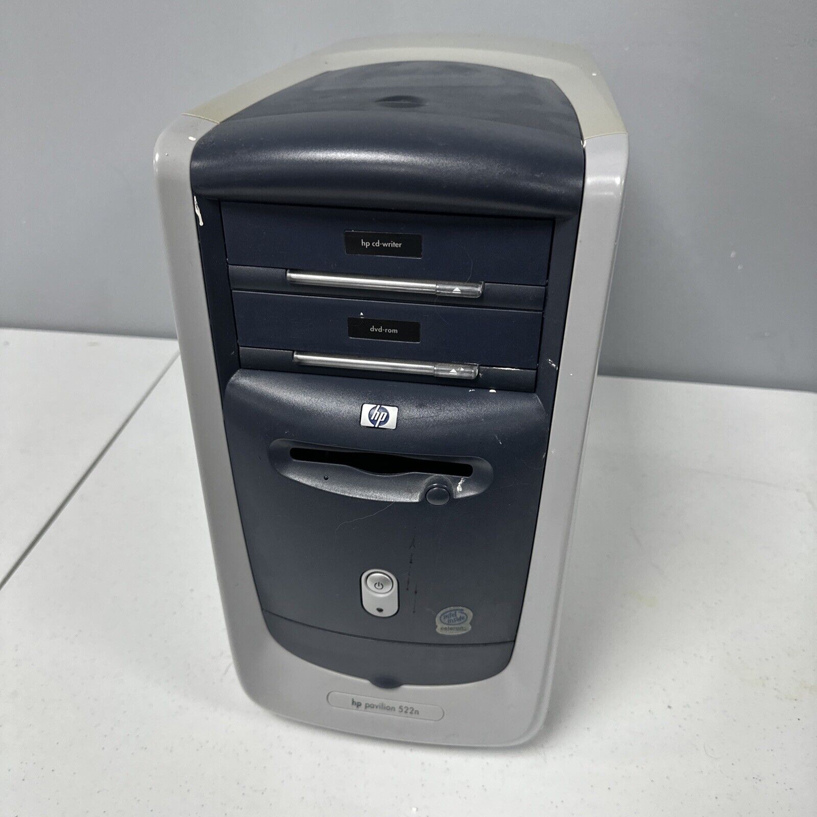 HP PAVILLION 522R Desktop Windows XP - Vintage Retro PC READ - FOR PARTS/REPAIR