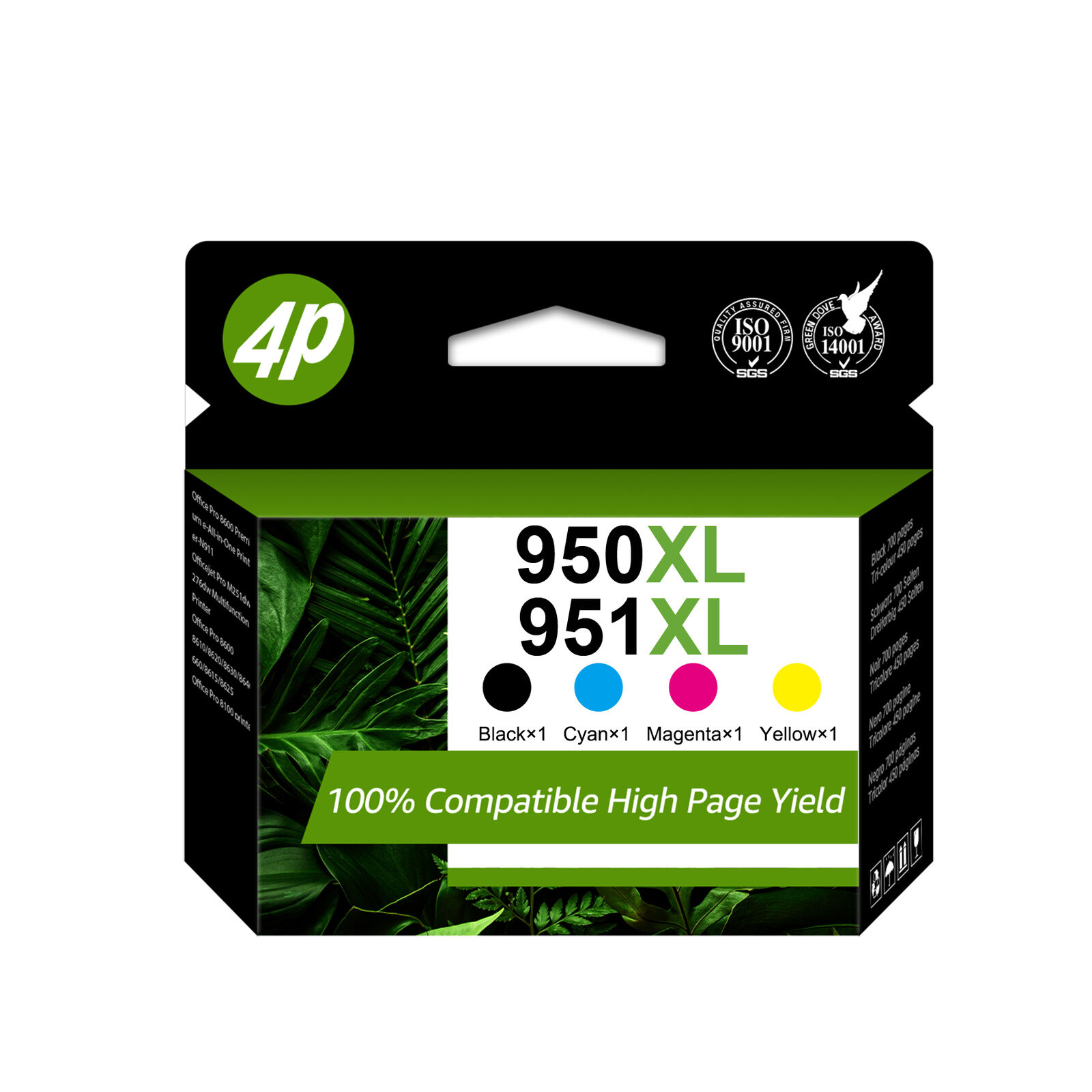 950XL 951XL Ink Cartridge for HP 950 951 Officejet Pro 8610 8615 8620 8625 8630
