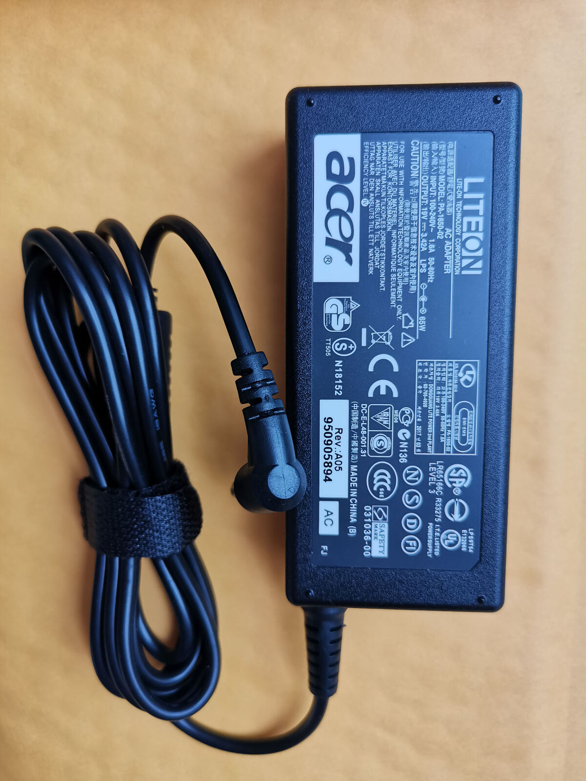 Original 65w Adapter fit Acer AIO Aspire AC22-720,AC22-760,AC24-76 C24-760