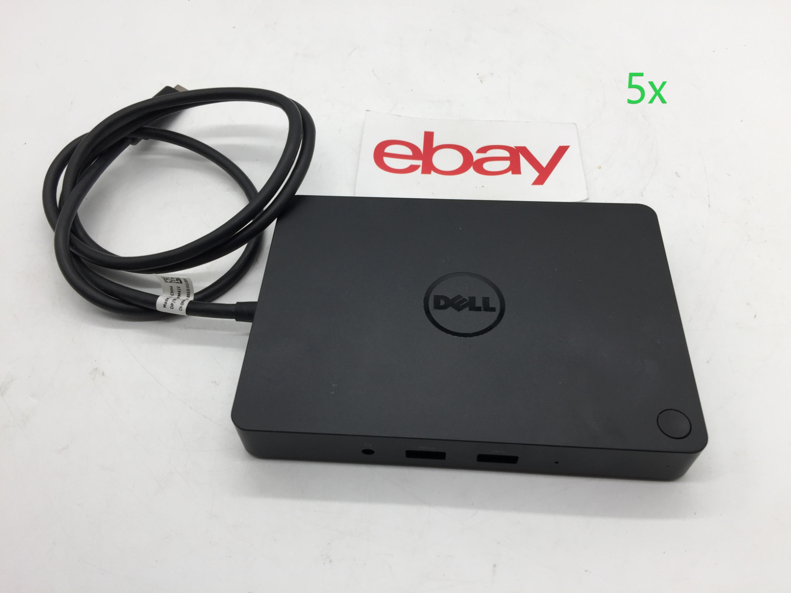 LOT OF 5 K17A WD15 DELL USB-C Docking Station K17A001 HDMI NO POWER ADAPTER