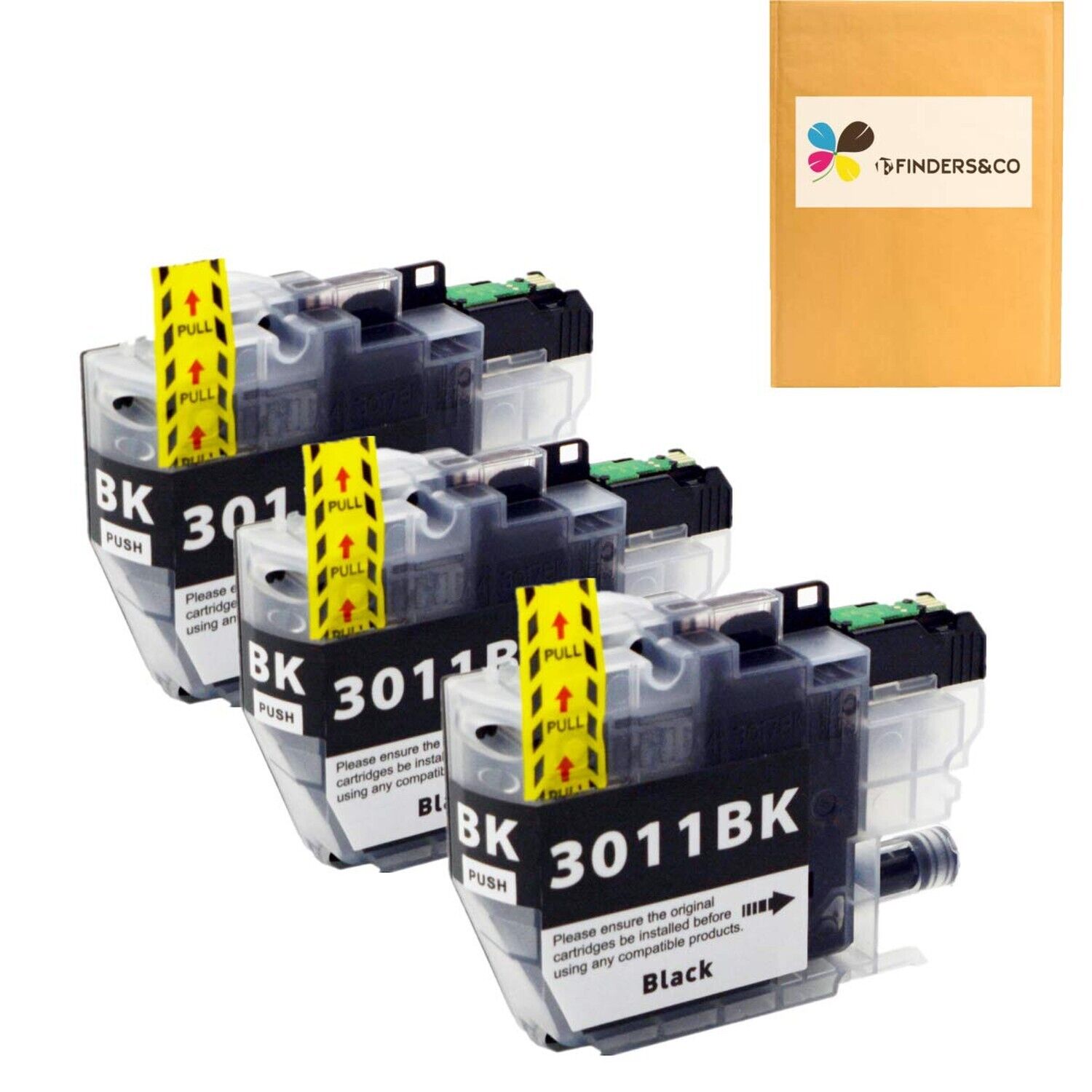 F FINDERS&CO LC3011BK Compatible Ink Cartridge Replacement for Brother LC3011...