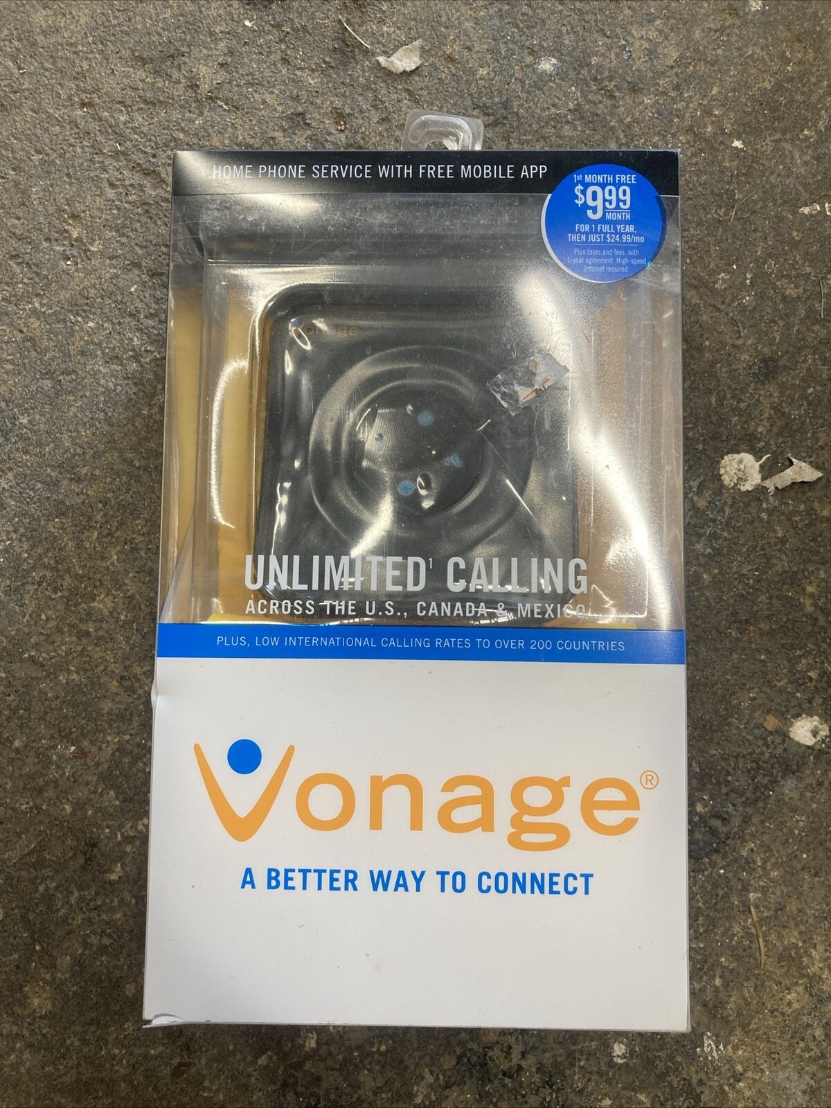 Vonage HT802-VD Home Phone Service w Free Mobile App New