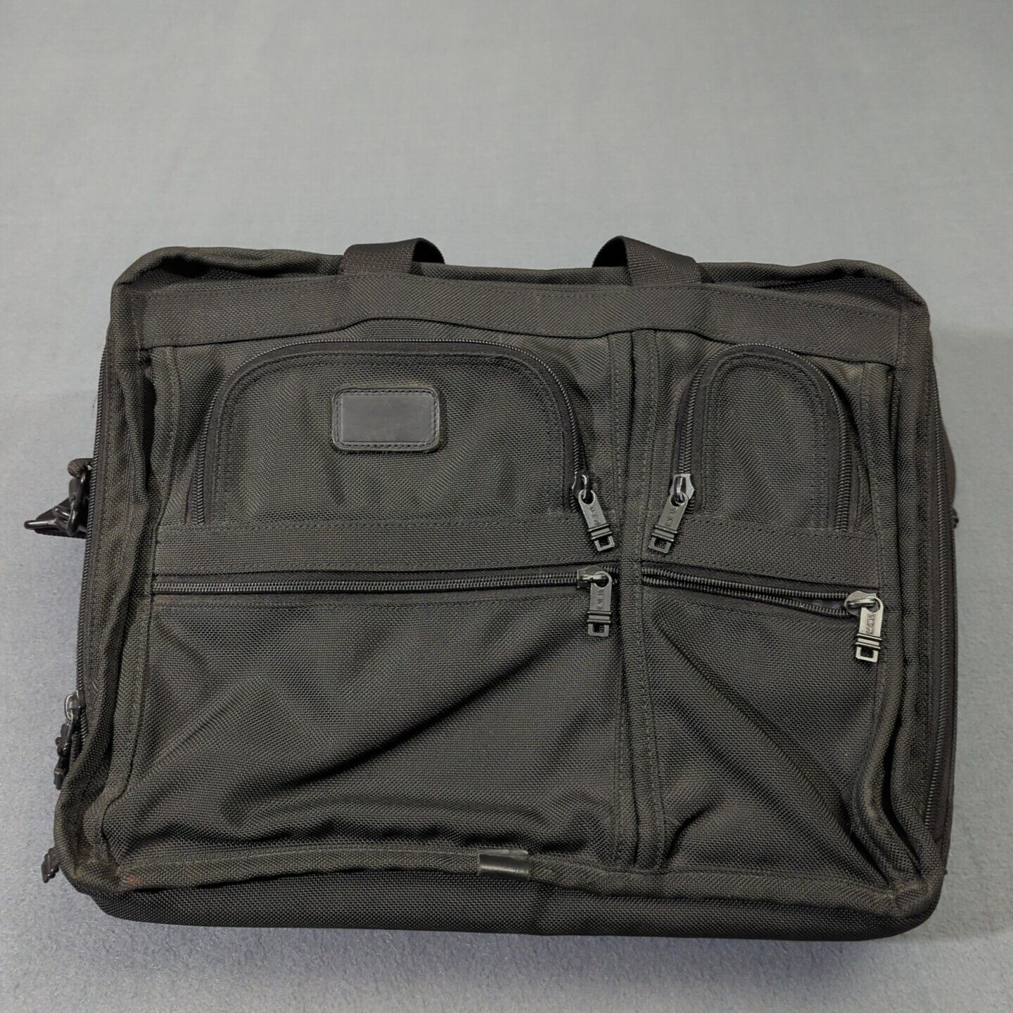 TUMI Alpha Expandable Organizer Laptop Brief Black Ballistic Nylon Bag 2624D3