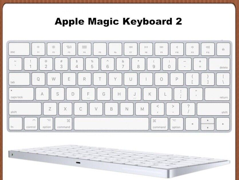Apple Magic Keyboard 2 - A1644 (MLA22LL/A) Excellent Condition White