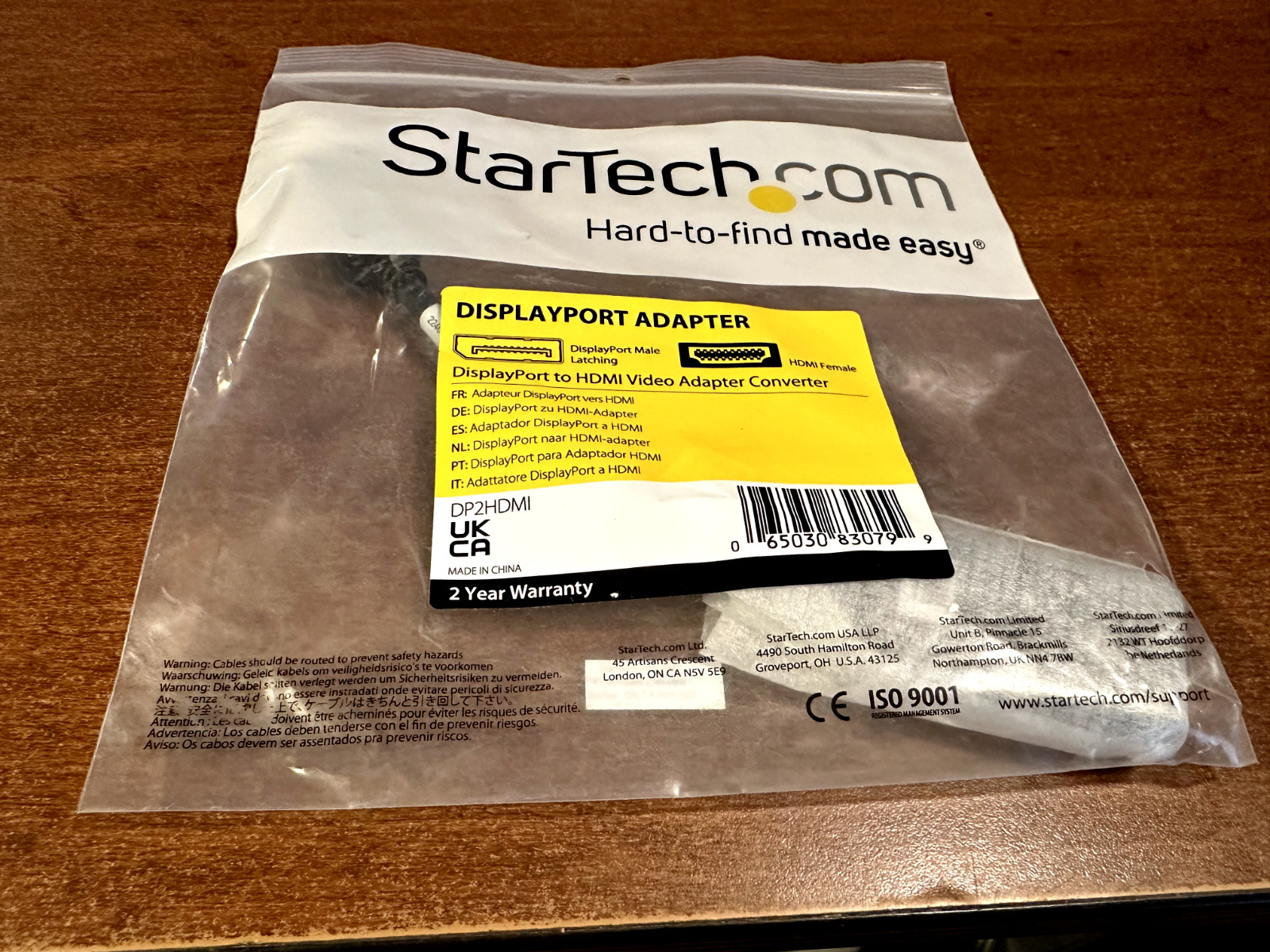 NEW StarTech DisplayPort to HDMI Video Adapter Converter DP2HDMI