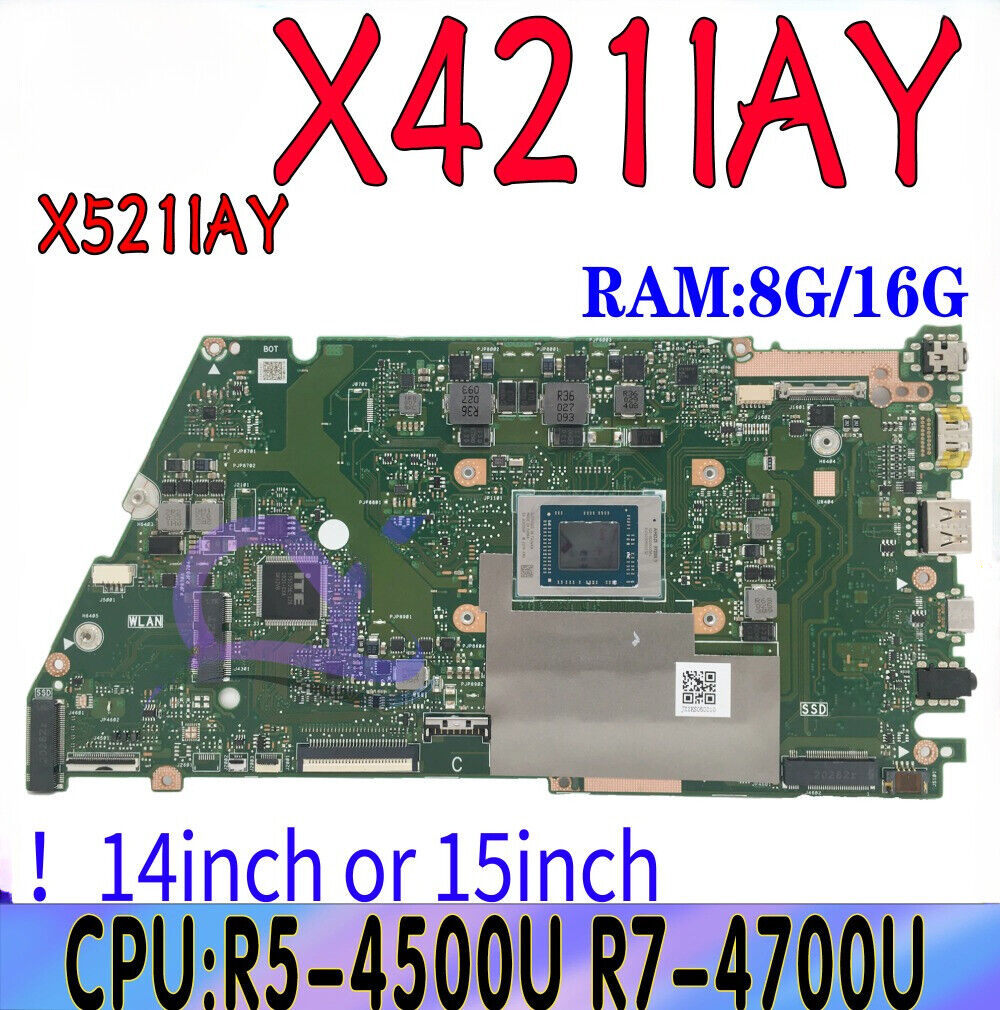 X421IA Laptop Motherboard For ASUS VivoBook M413IA M334IA R5-4500U R7-4700U