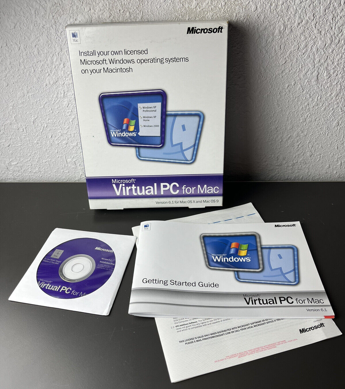 MICROSOFT VIRTUAL PC FOR MAC VERSION 6.1 X09-70618