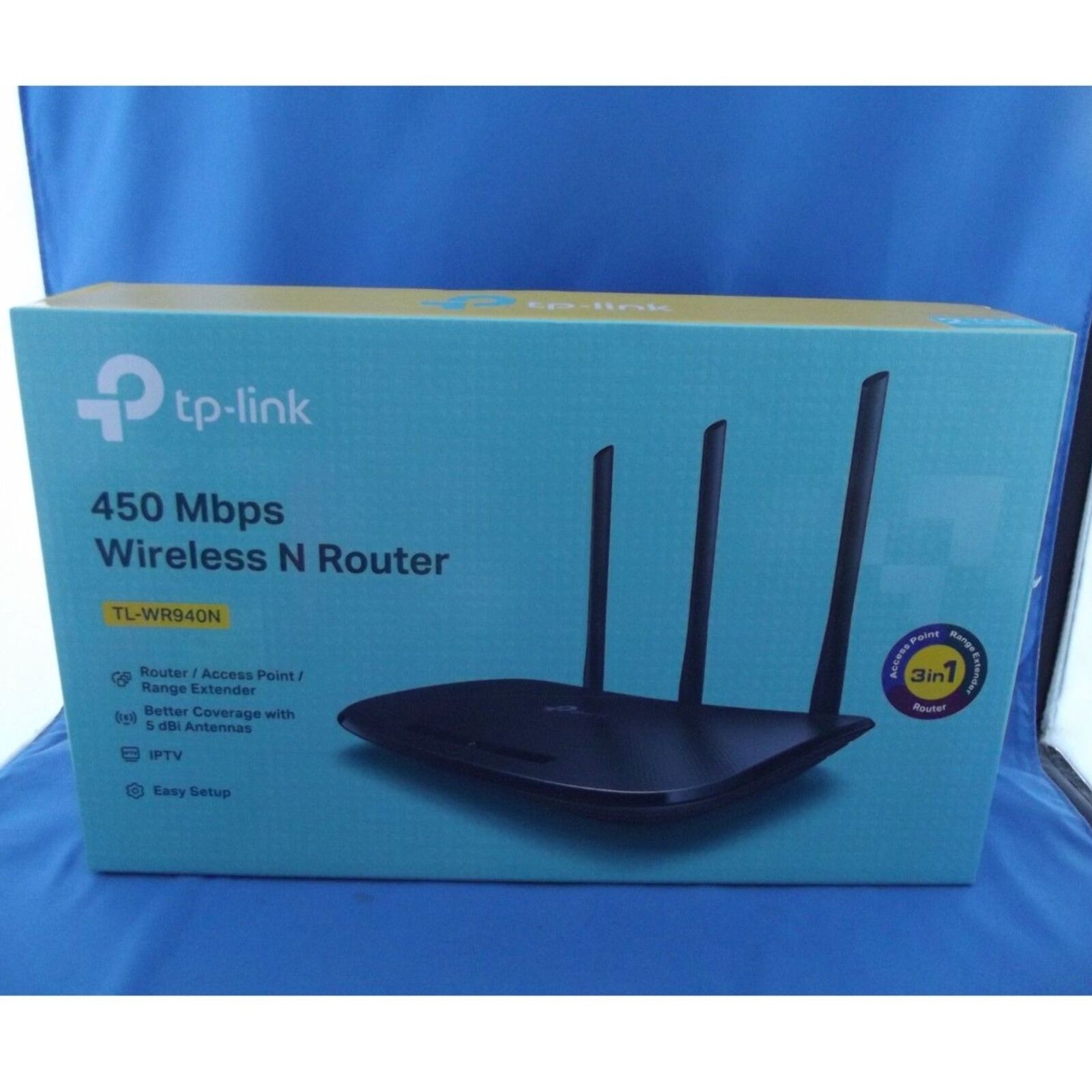 TP-LINK TL-WR940N 450mbps Wireless N Router - Open Box - Components in Plastics