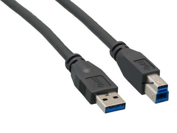 Dell USB 3.0 Type A Male to Type B Male Cable Cord for Scanner Camera Printer