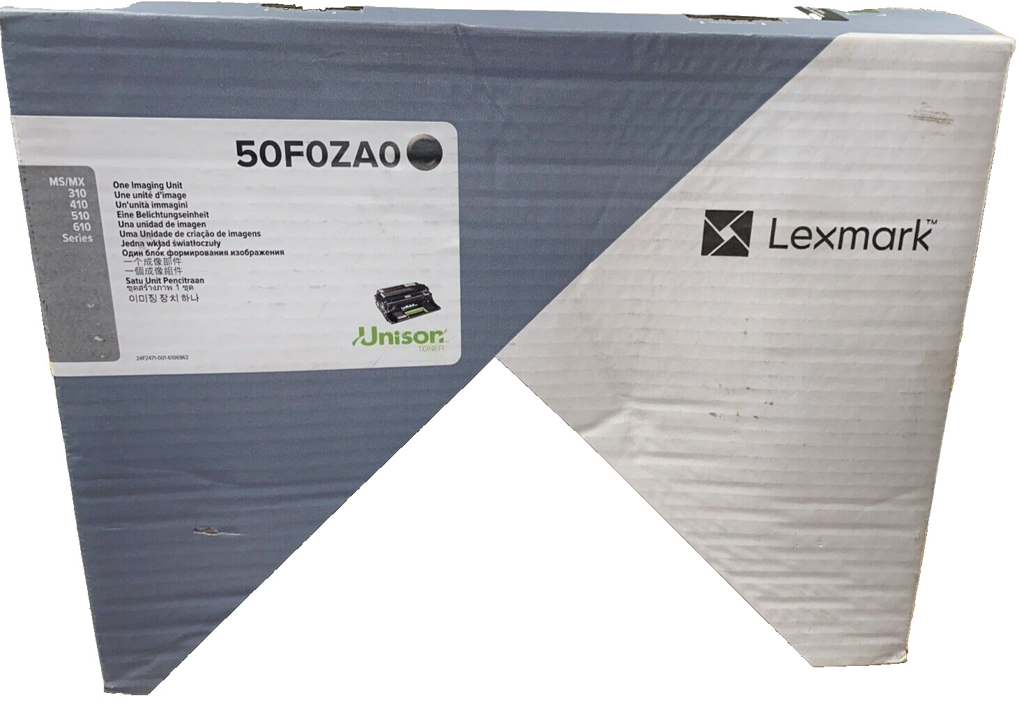 Genuine Lexmark 50F0ZA0 Original Black Imaging Unit, MS, MX printers