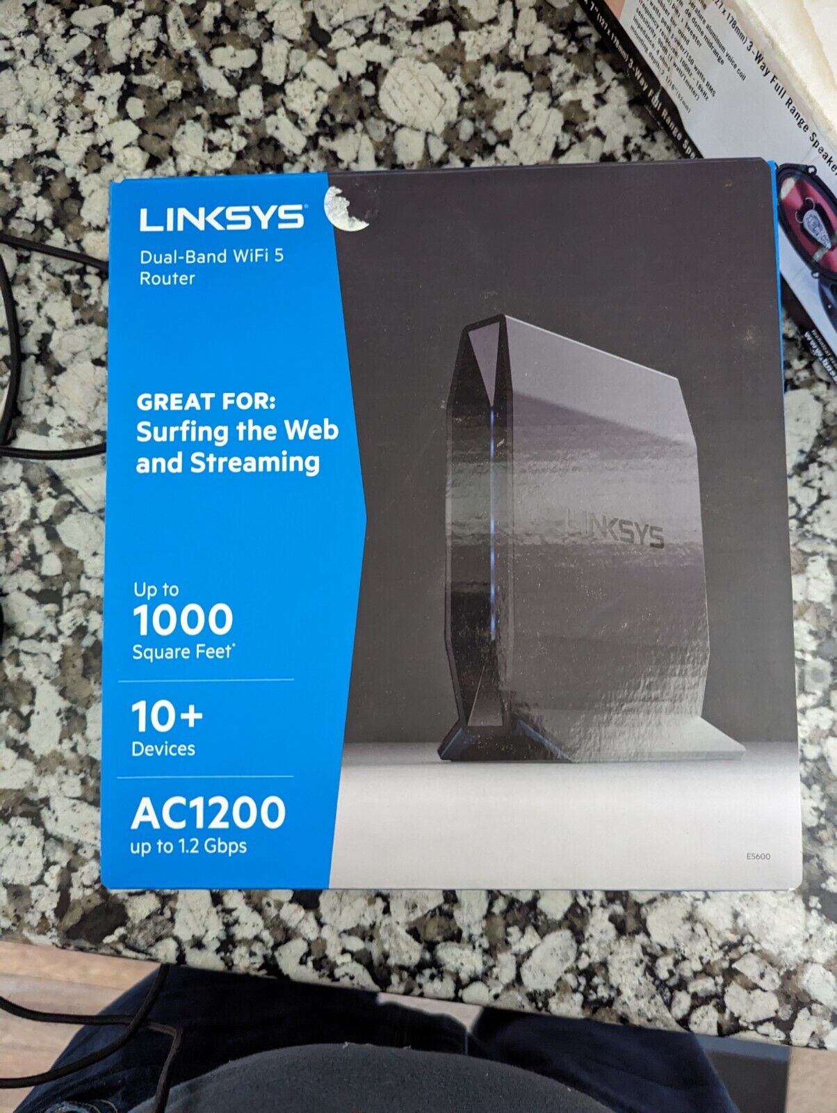 Linksys AC1200 1.2 Gbps Speed WiFi Router - E5400