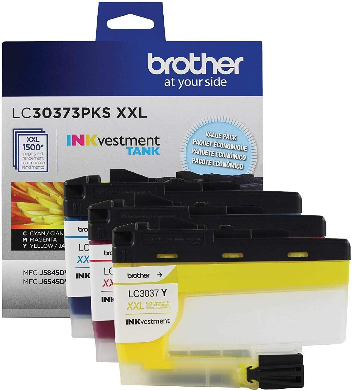 GENUINE Brother LC3037XXL Ink Cartridge 3PK for MFC-J5845 MFC-J5945 MFC-J6545