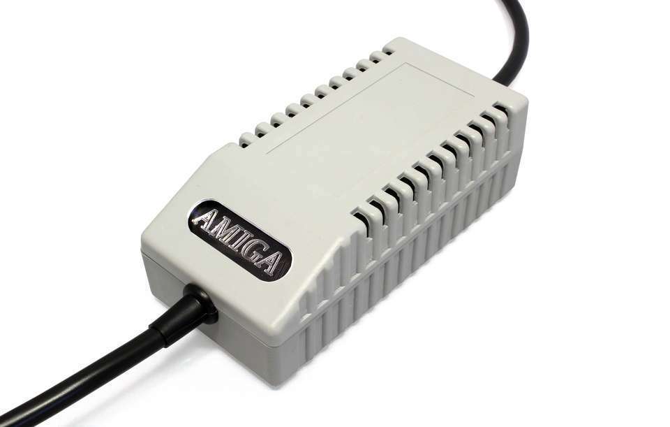 Amiga 500/600/1200 Power Supply PSU Power Supply - EU 230V Plug, Gray Edition LED
