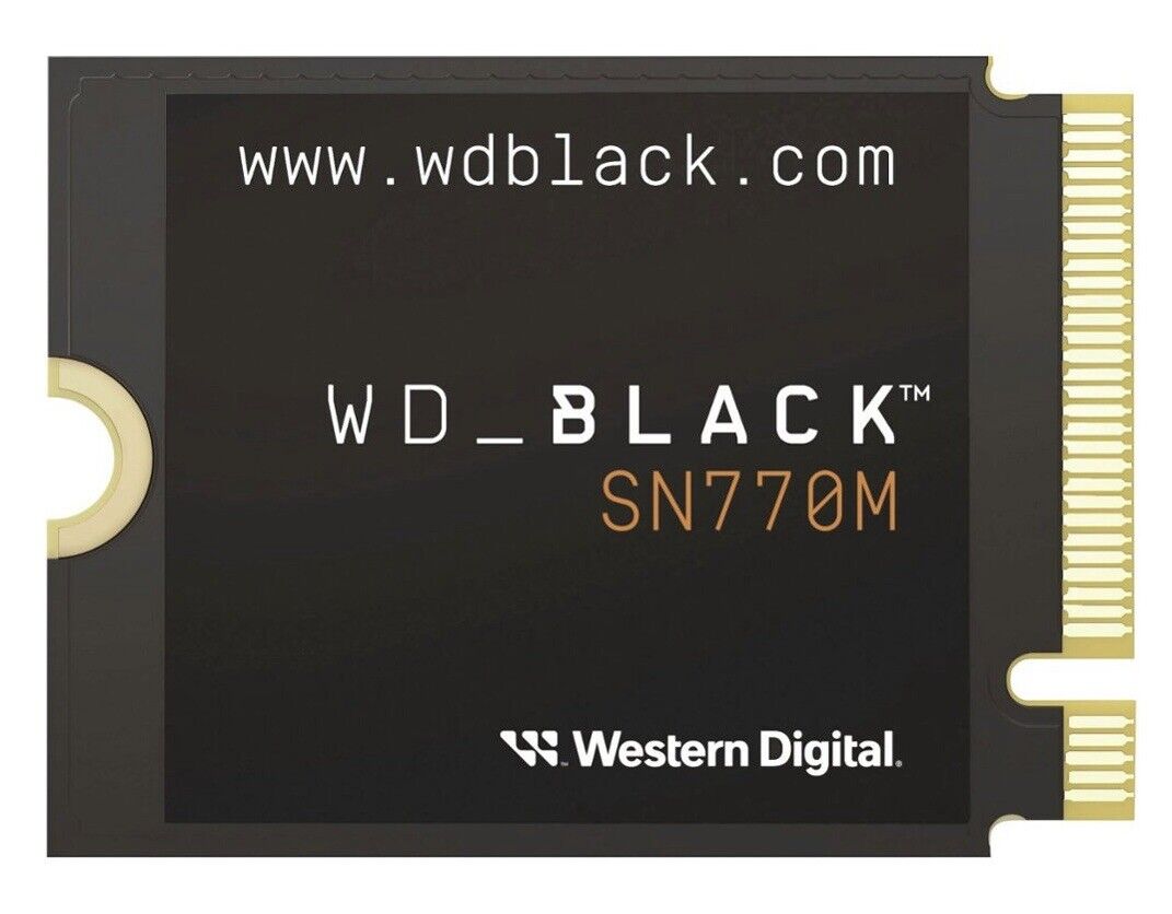 WD - BLACK SN770M 2TB Internal SSD PCIe Gen 4 x4 M.2 2230 for ROG Ally and St...