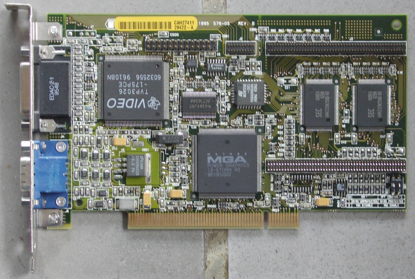 Matrox/HP 5063-8777 2MB VGA PCI working pull excellent