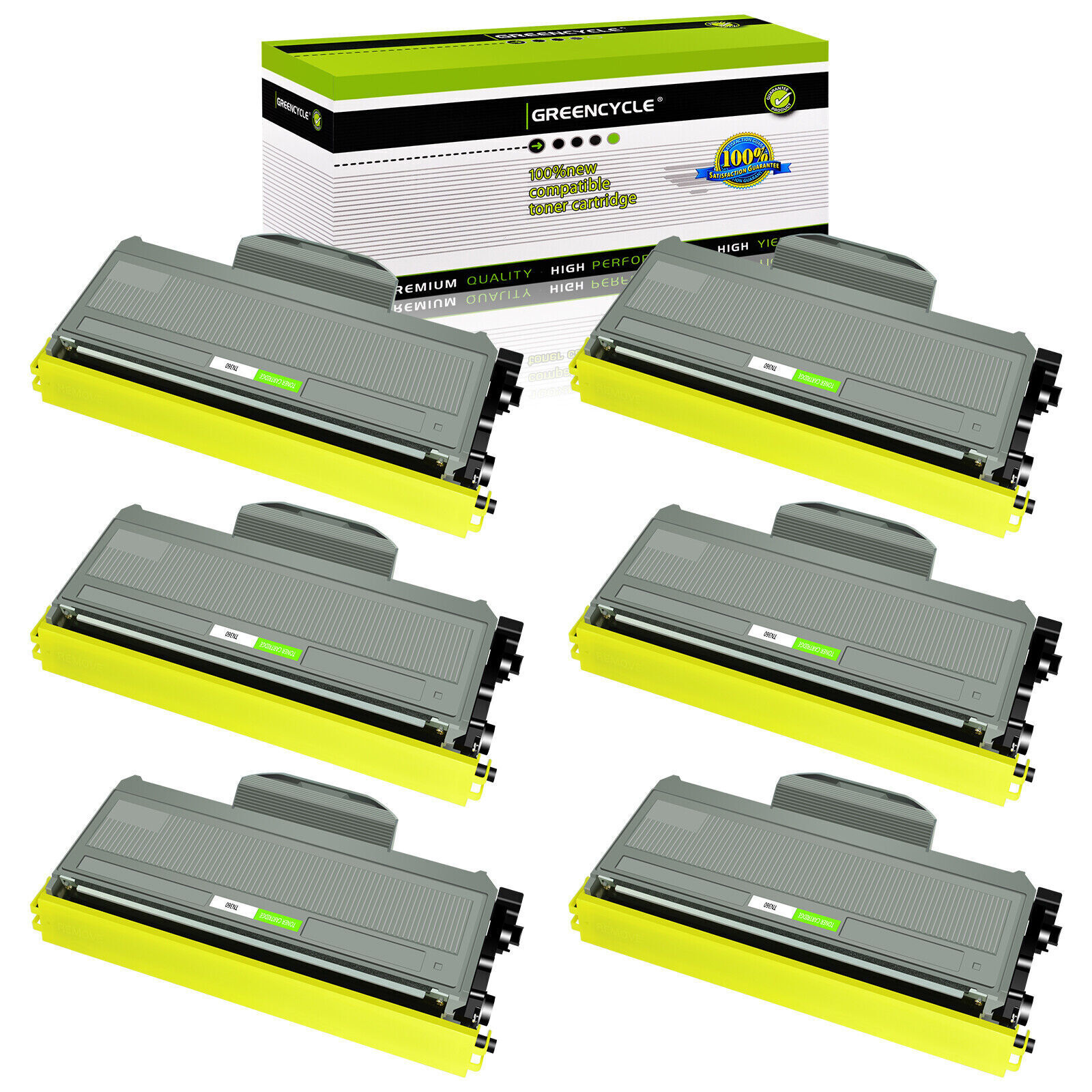6 Pk TN360 Toner Cartridge for Brother DCP-7045 MFC-7320 MFC-7320R MFC-7440N/NR