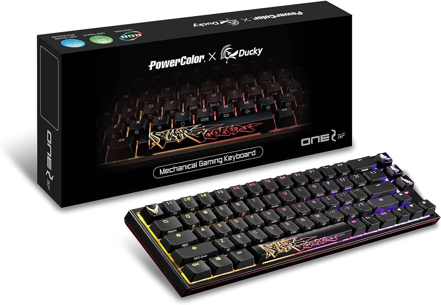 PowerColor X Ducky One 2 SF Mechanical Gaming Keyboard
