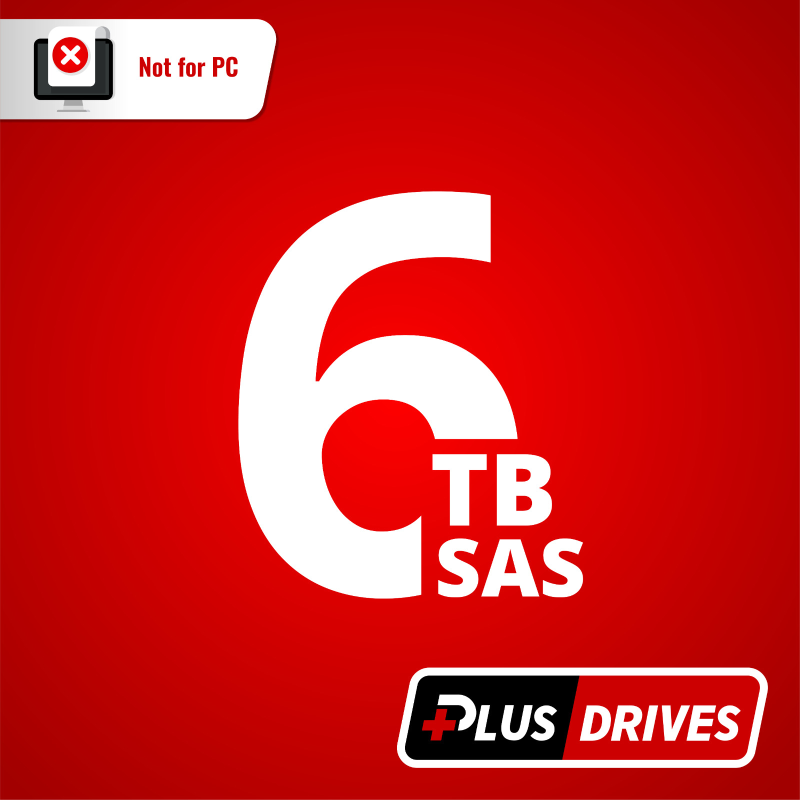 6TB SAS 3.5in Internal Enterprise Server HD for Server Use Only | Not for PC