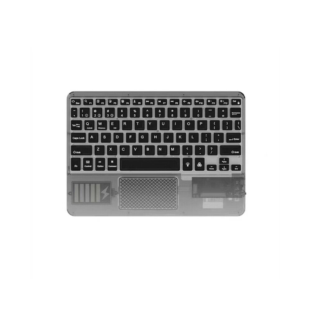 With touchpad Rechargeable mute ultrathin Portable Backlight Bluetooth keyboard