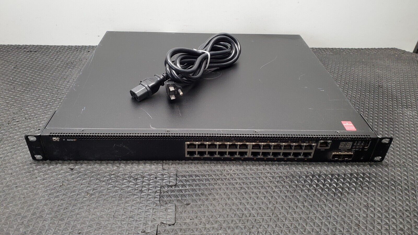 Dell Networking N2024P 24-Port 1GbE PoE+ RJ45 Network Switch TESTED RESET