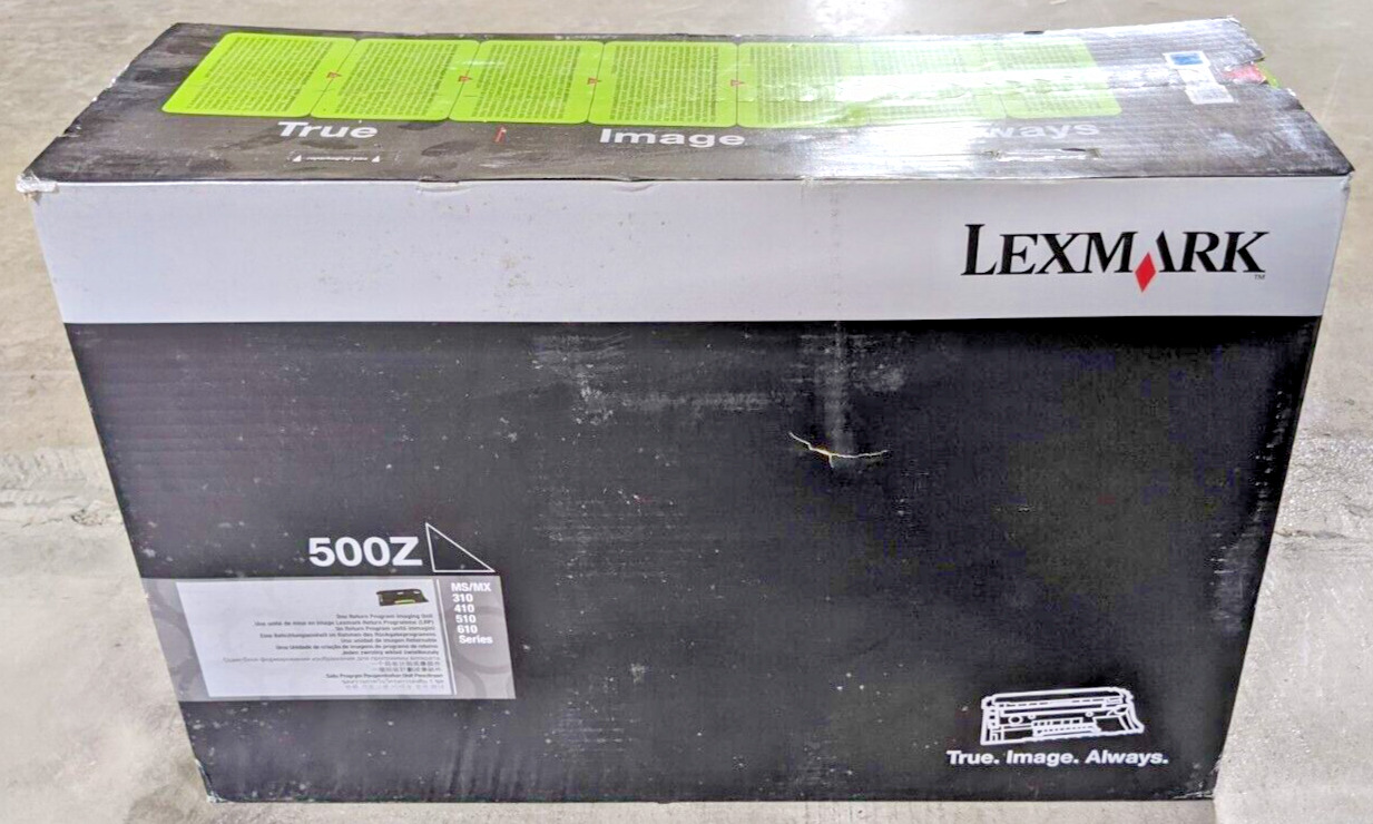 Genuine Lexmark 500Z 50F0Z00 Black Return Program Imaging Unit 60K Page NEW