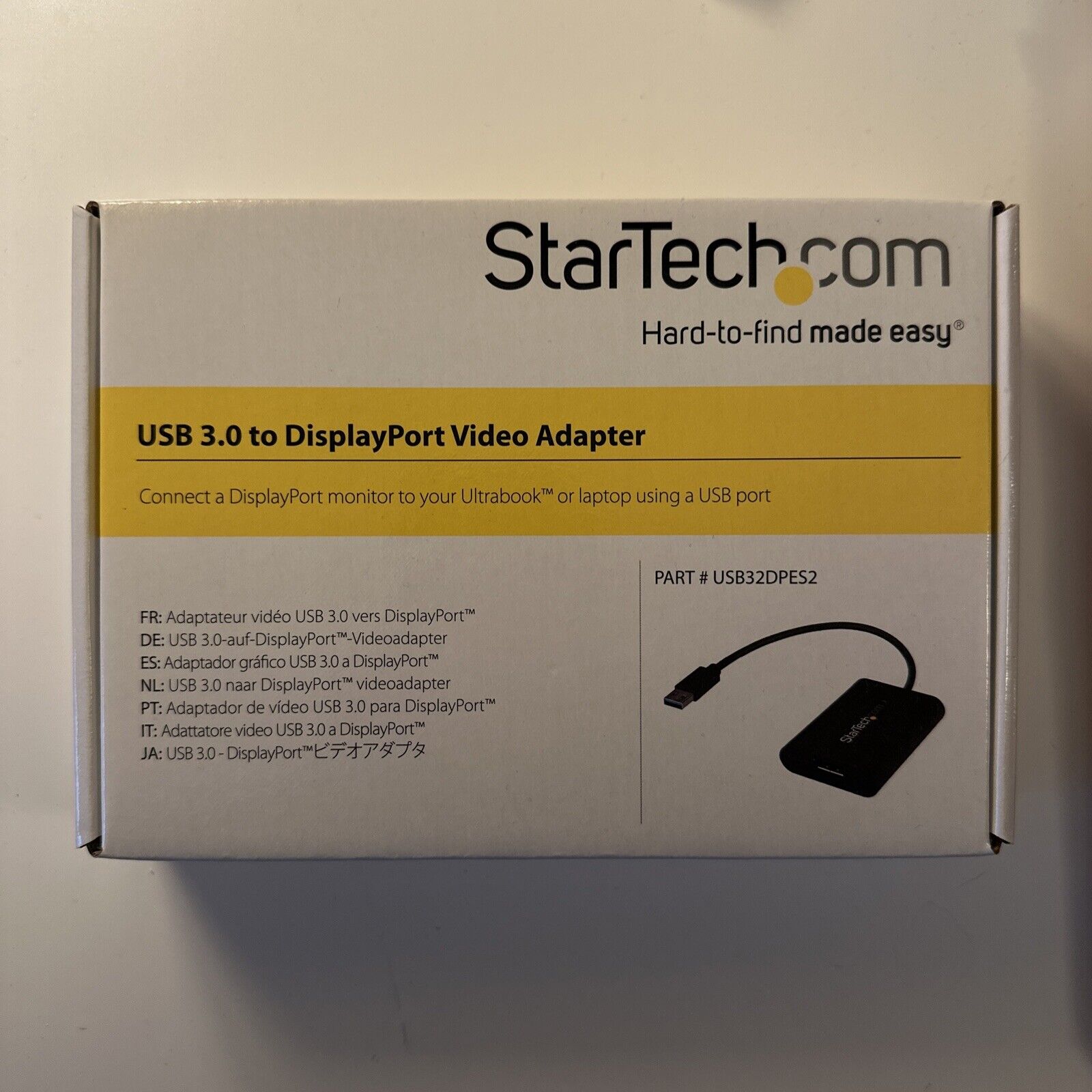 StarTech USB32DPES2 USB to DisplayPort Adapter - 4K 30Hz - USB 3.0 - USB Display