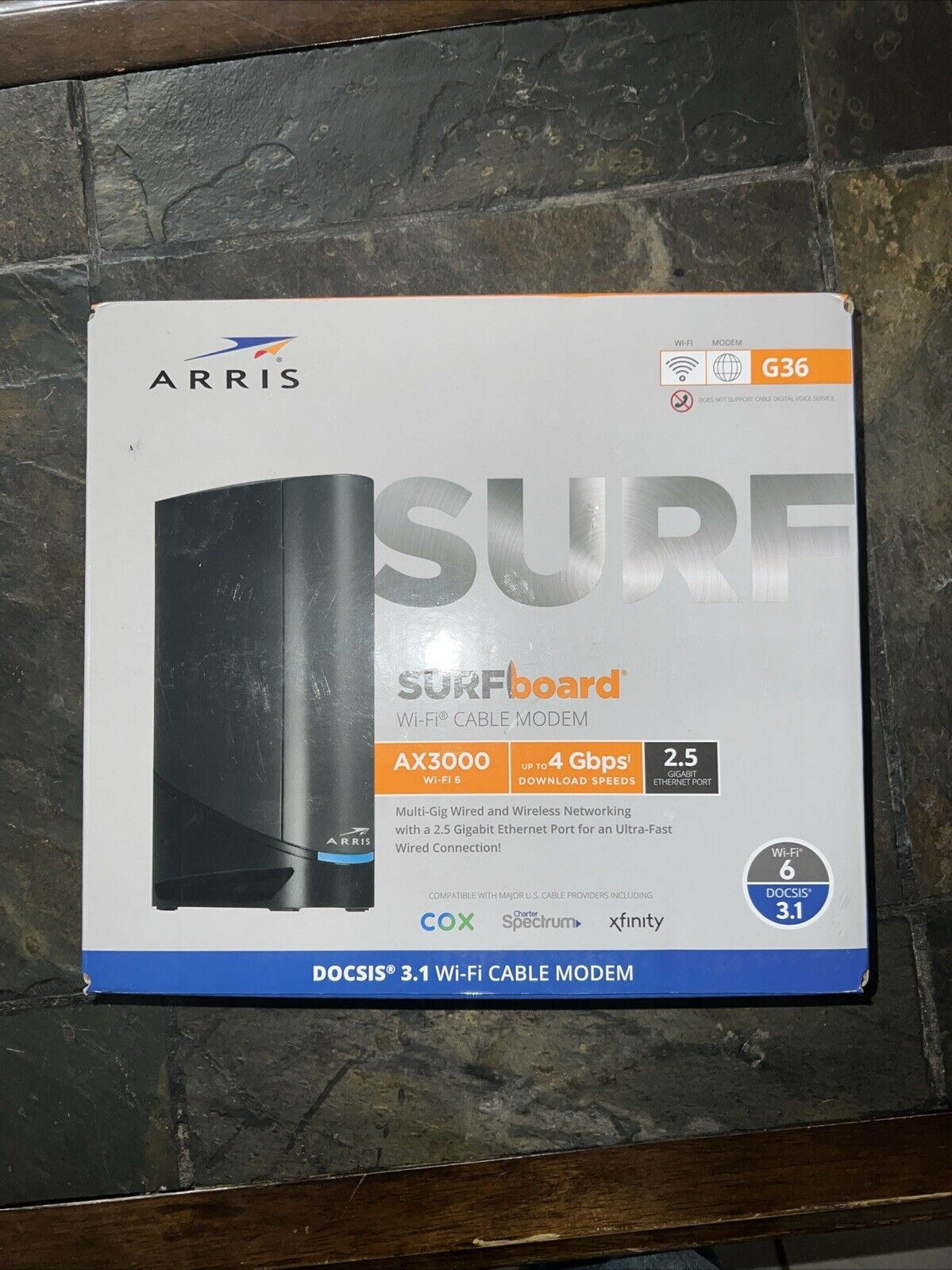 Good Condition ARRIS SURFboard G36 DOCSIS 3.1 Wi-Fi 6 Cable Modem