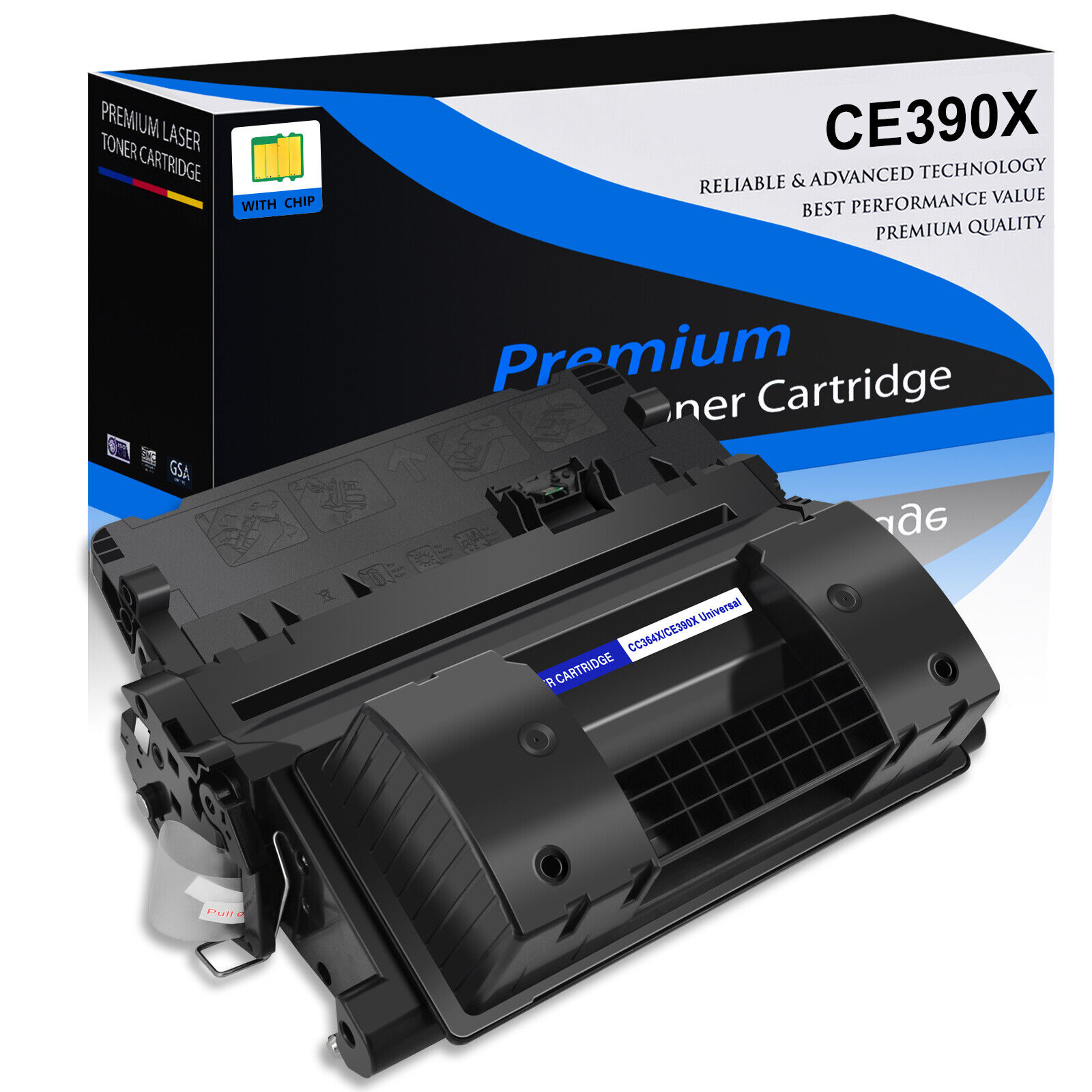 1PK CE390X Toner Cartridge Compatiblefor HP LaserJet Enterprise 600 M602dn M602n