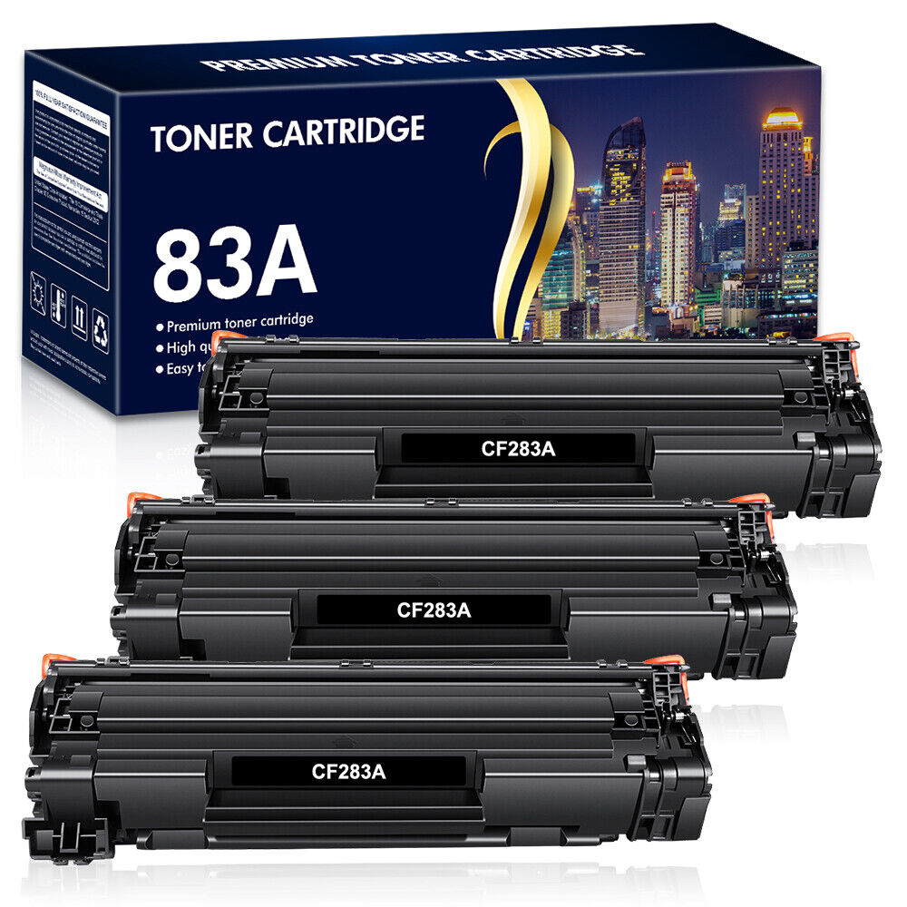 1-5PK Black CF283A 83A Toner Cartridge for HP LaserJet Pro M225dn M127fn Printer