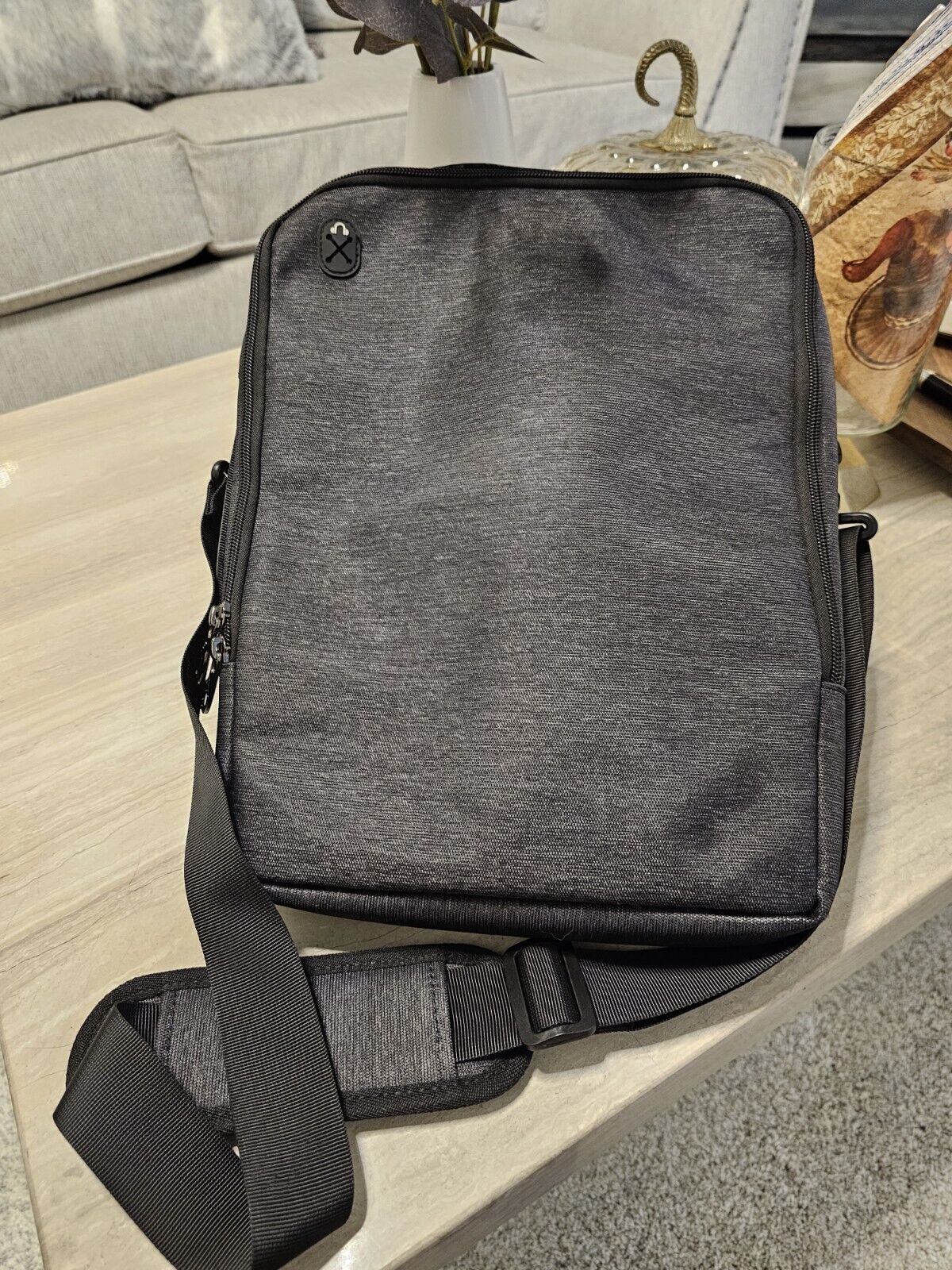 FINPAC Laptop Shoulder Bag Gray