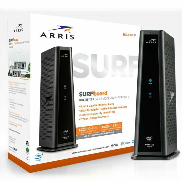 ARRIS SURFboard DOCSIS 3.1 SBG8300 Dual-Band Wi-Fi Router