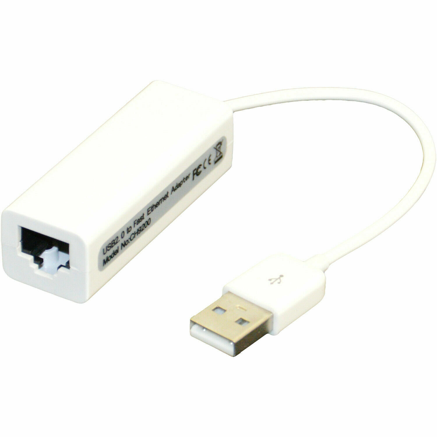 USB 2.0 to Ethernet RJ45 Network LAN Adapter for Windows 7/8/10/Vista/XP