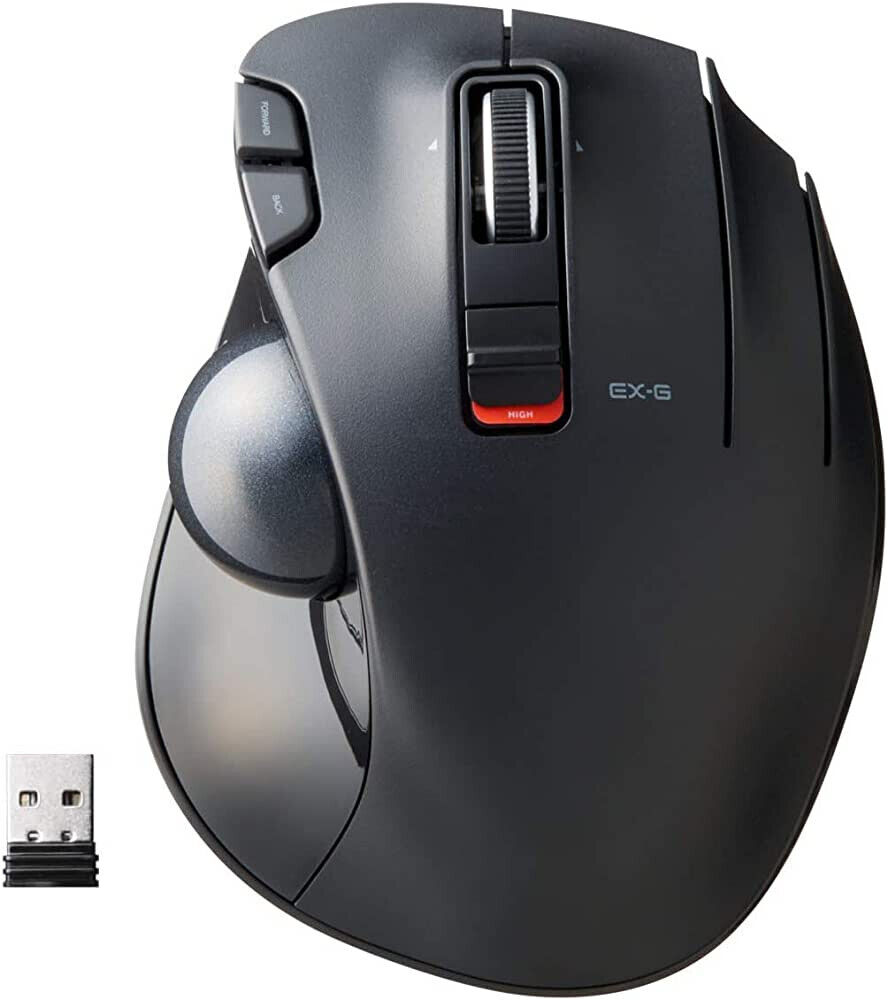Elecom EX-G Trackball Mouse M-XT3DRBK Right handed