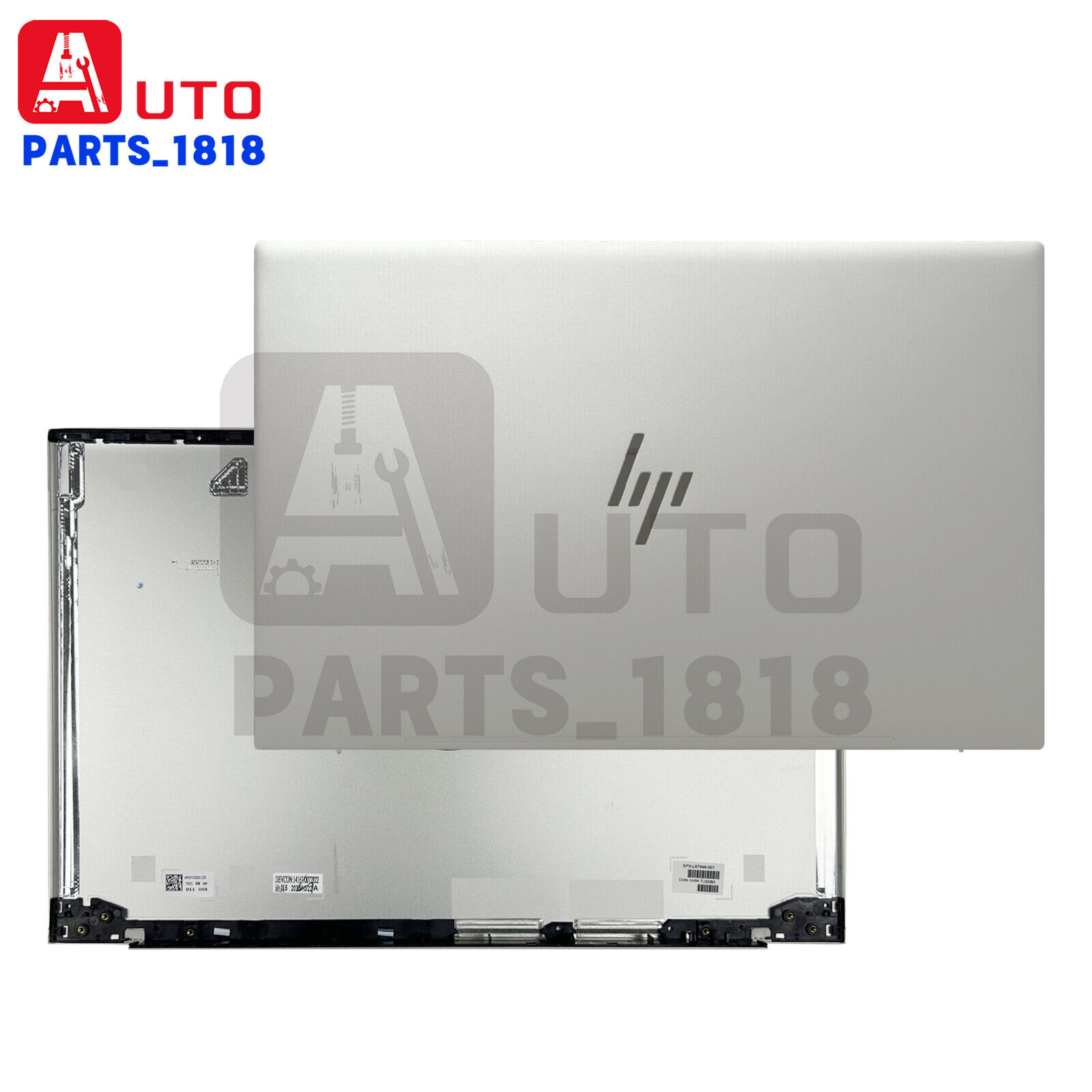 New HP Envy 17-CG 17M-CG 17M-CG0013DX LCD Back Cover Lid L87946-001 Silver US