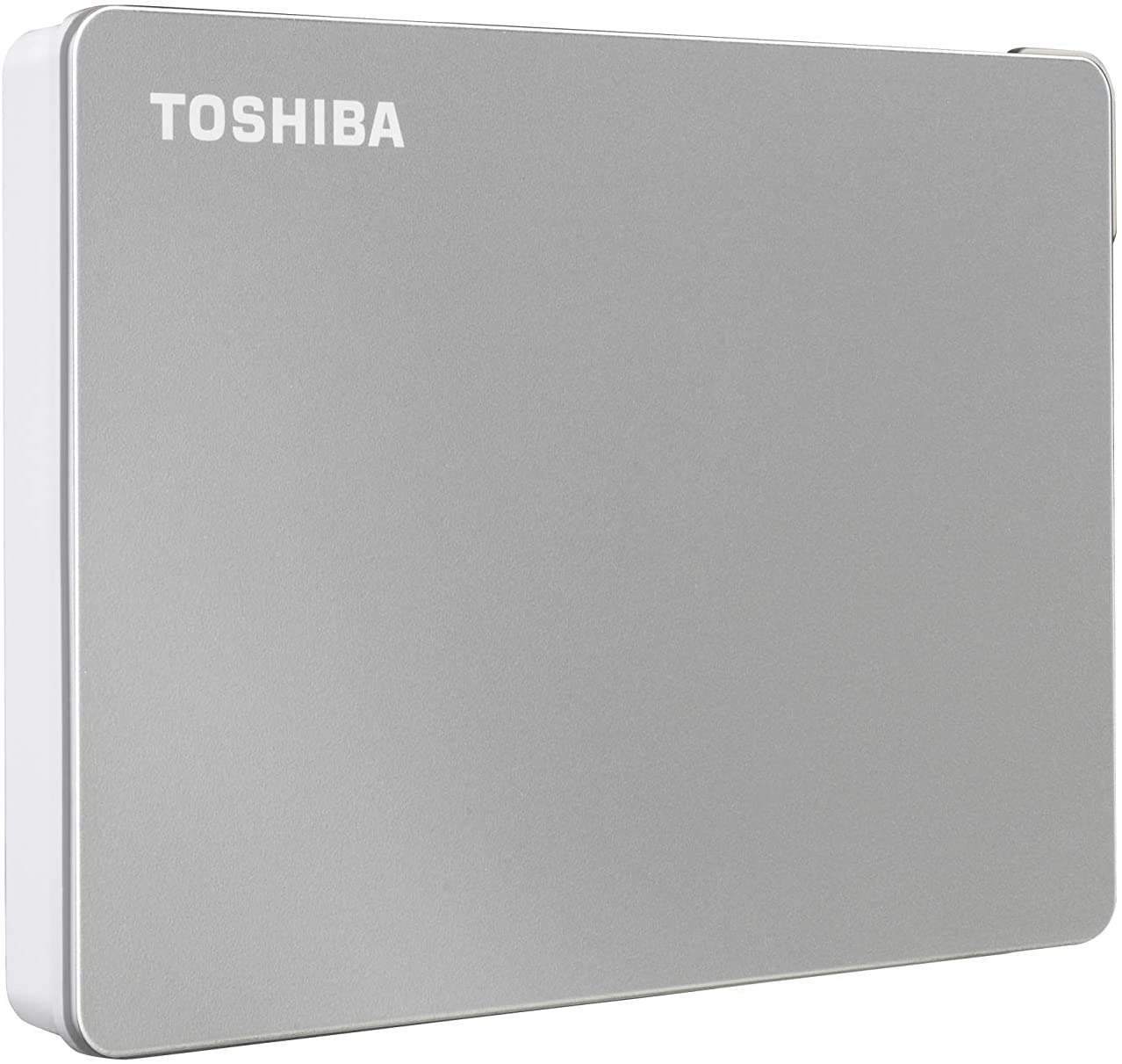 Toshiba Canvio Flex 2TB Portable External Hard Drive USB-C USB 3.0, Silver for P