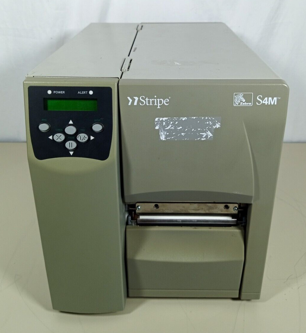 Zebra S4M Stripe Thermal Transfer Label Printer S4M00-2001-0200T - For Parts
