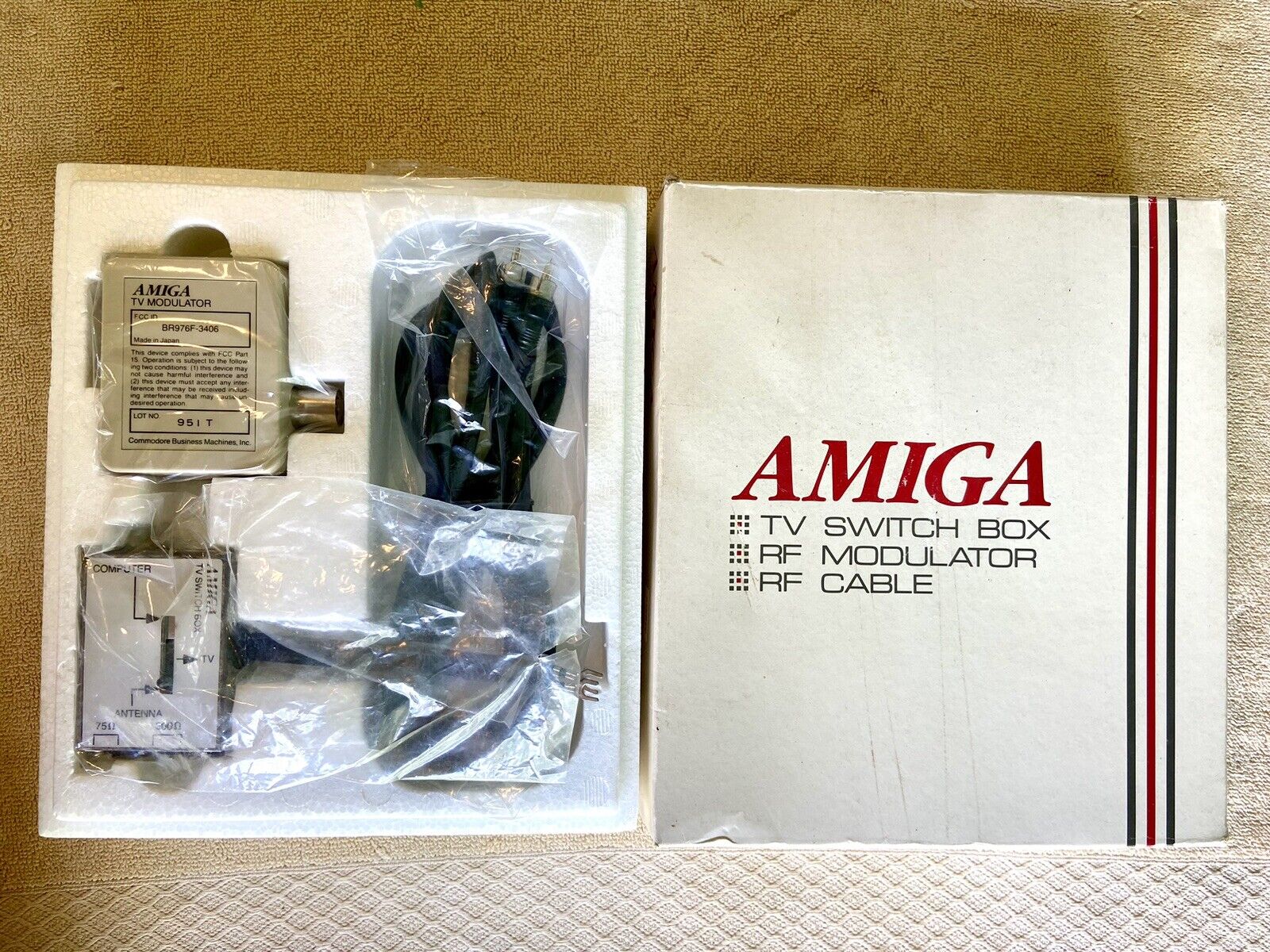 Vintage Commodore Amiga 1000 RF Modulator In OEM Box
