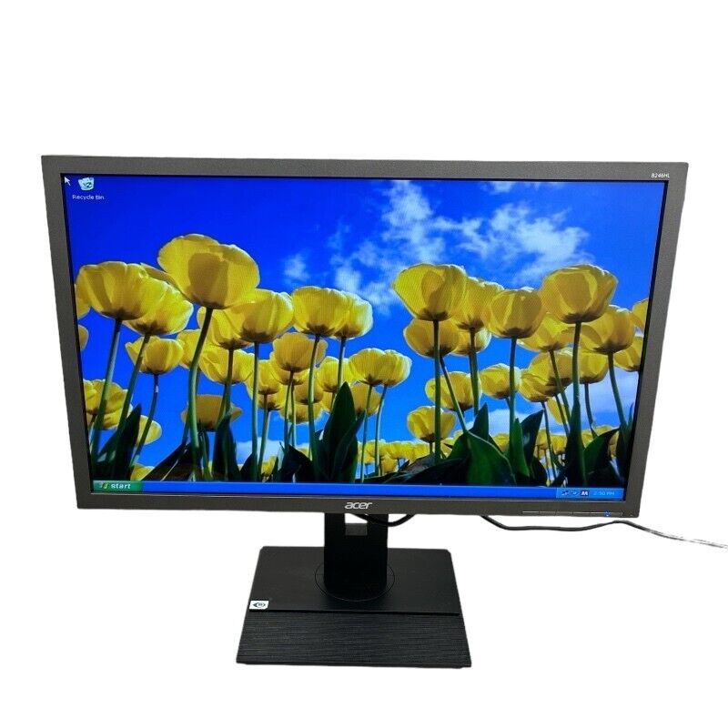 Acer B246HL YMDPR 24” Full HD Displayport DVI VGA LED Monitor