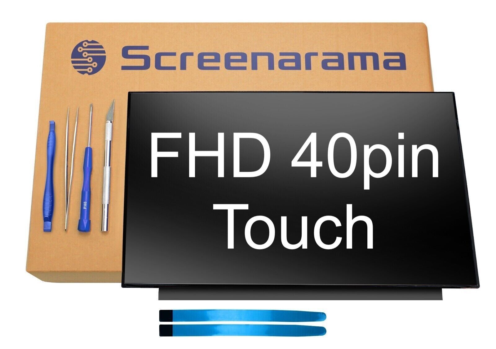 BOE NV156FHM-T06 V8.0 FHD IPS 40pin Touch Screen + Tools + Tape SCREENARAMA FAST