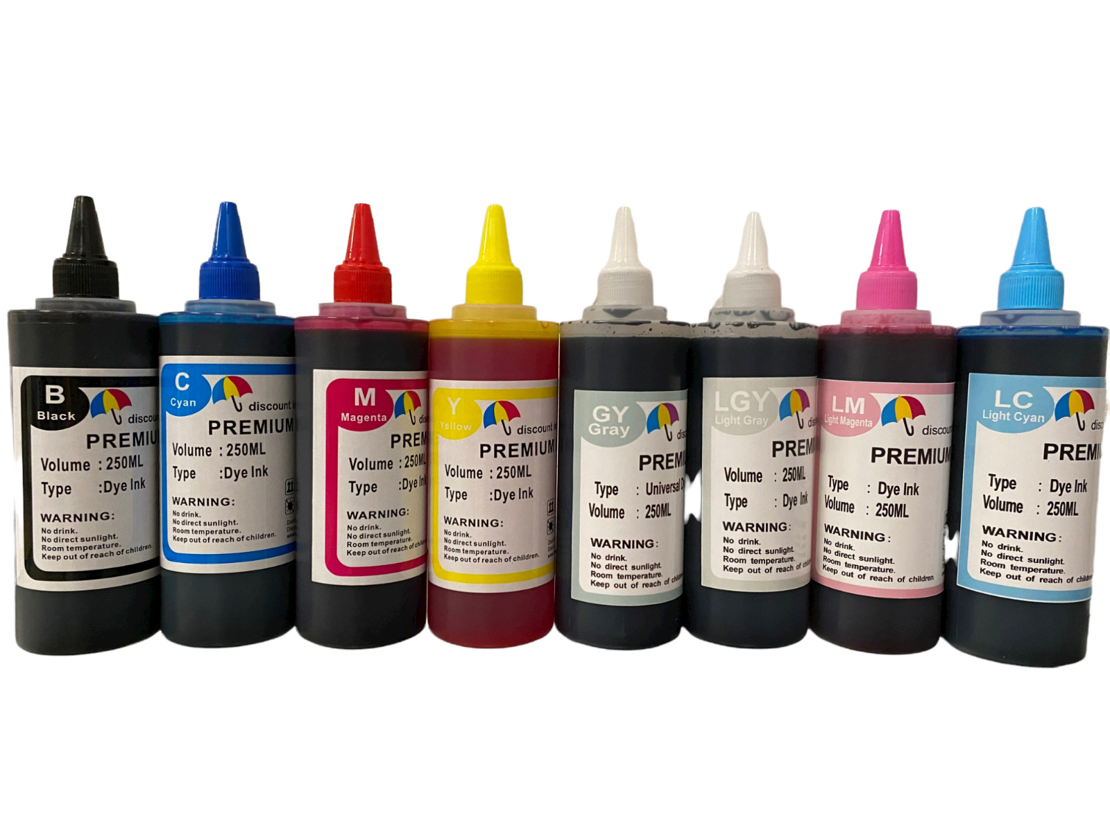 8x250ml refill ink for Canon PIXMA PRO-100 Wide-format printer CLI-42 refill ink