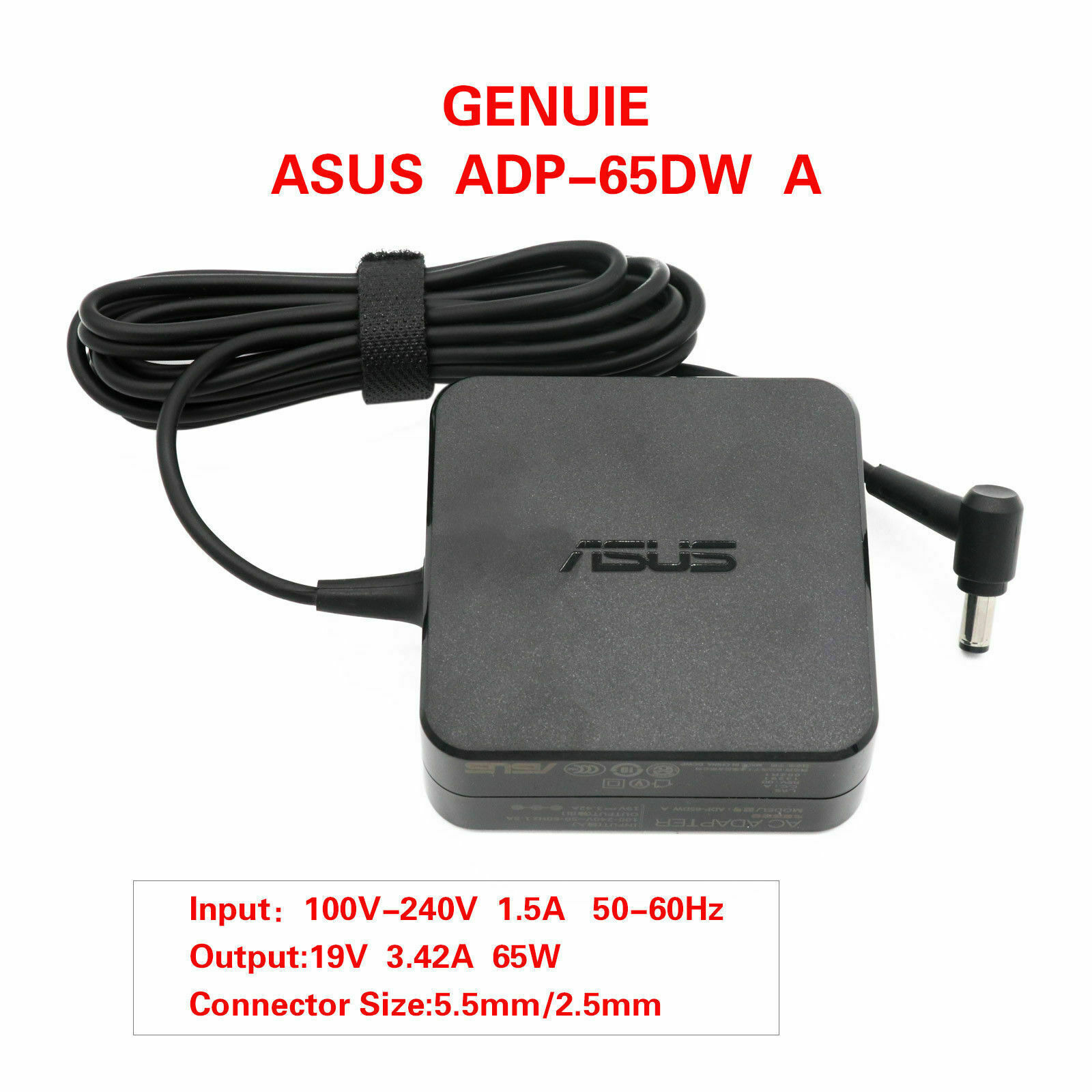 NEW Genuine ASUS Laptop Charger AC Adapter Power Supply ADP-65GD 19V 3.42A 65W