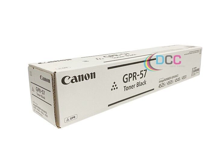 Genuine Canon GPR-57 Black Toner Cartridge 0473C003AA IR ADV 4525i/4545i - 42.1K