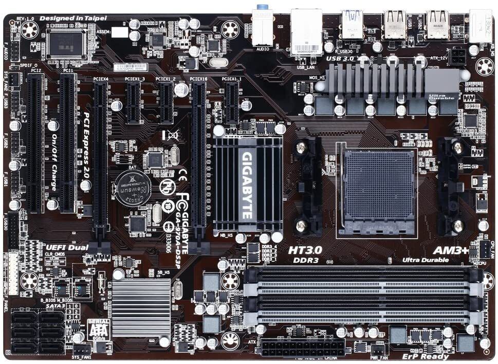 FOR Gigabyte GA-970A-DS3P Rev. 2.0 970 32G AMD Motherboard Tested OK  AM3 AM3+