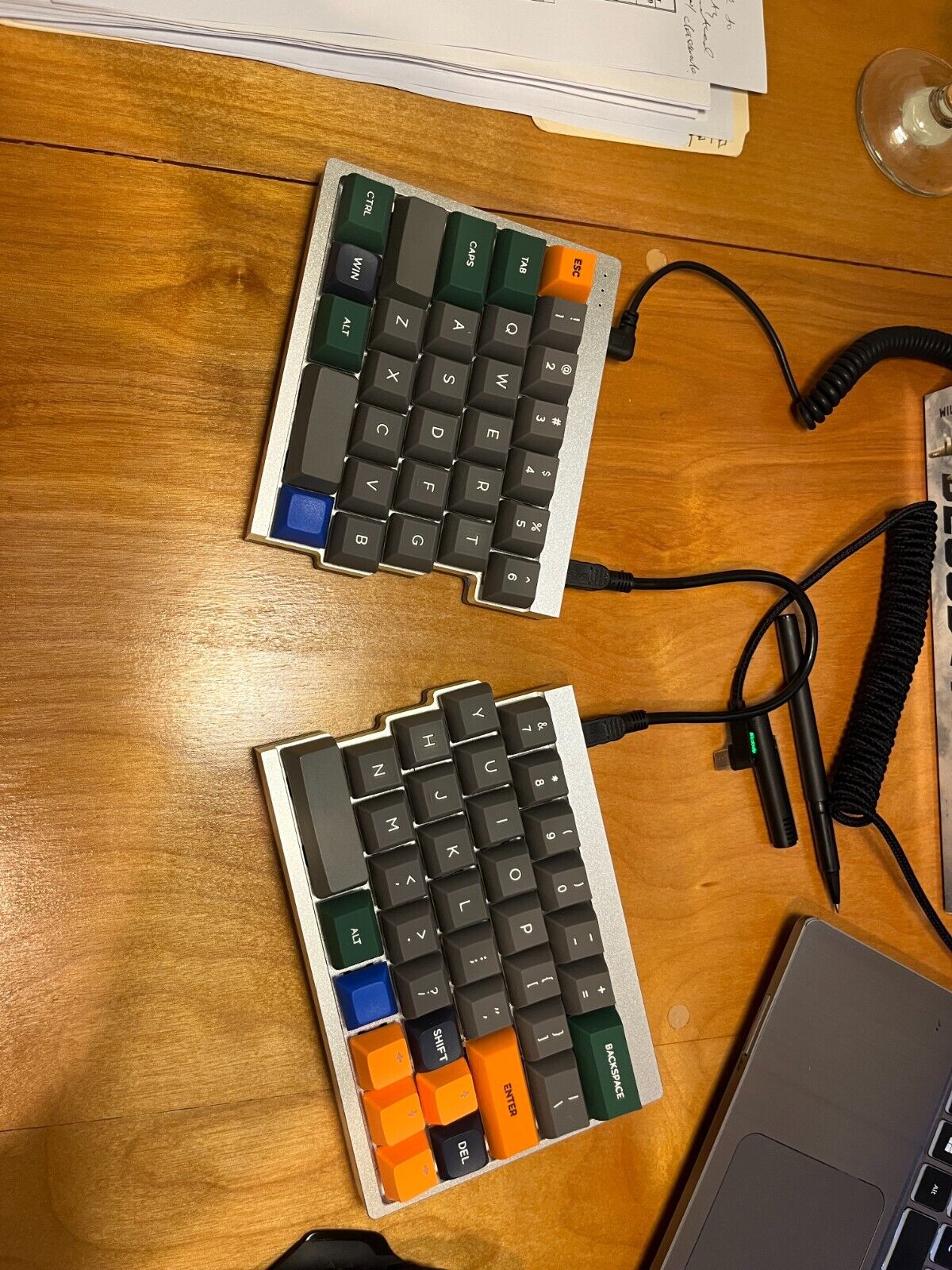 Custom Mechanical 60% Keyboard Split YMDK, Ergonomic, RGB