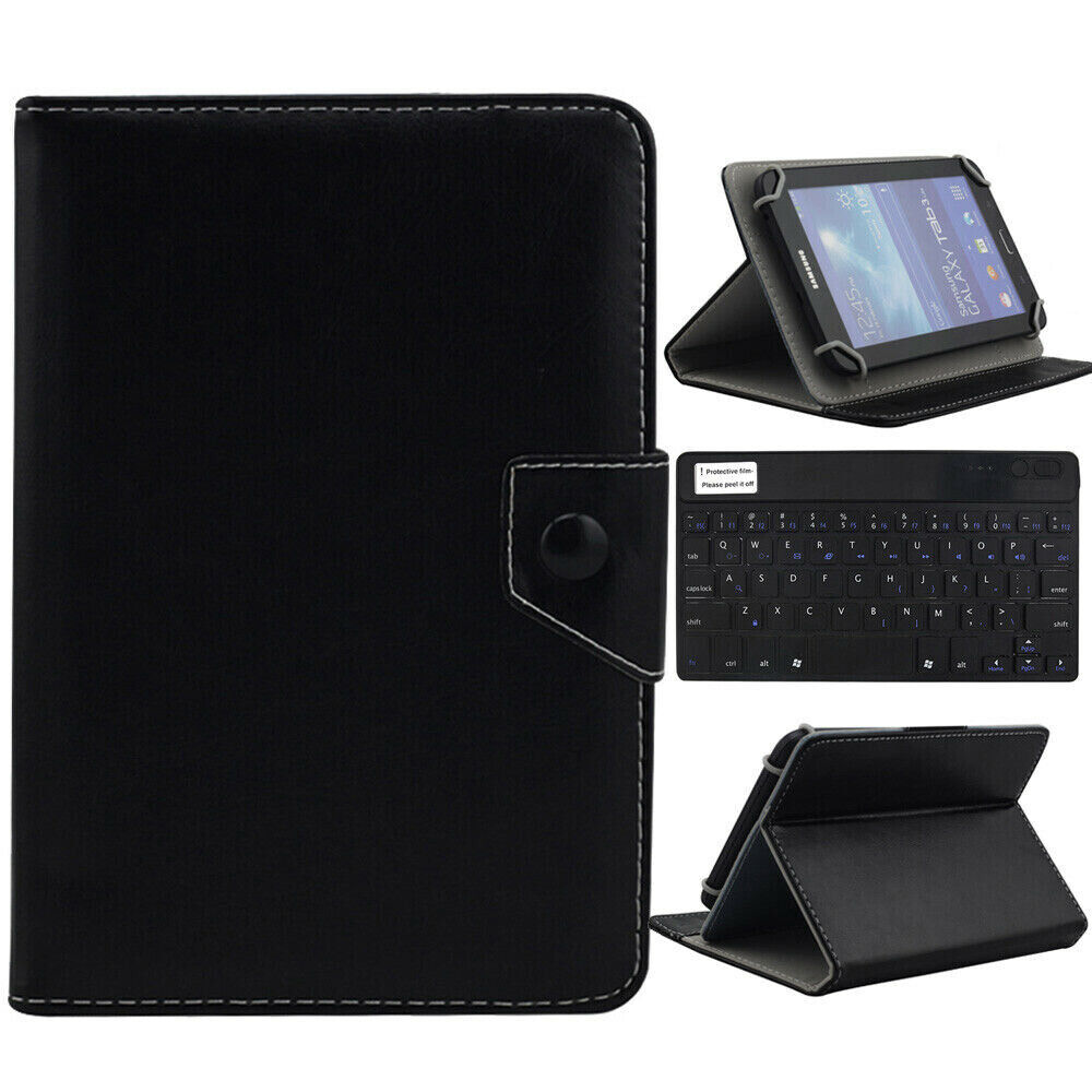 US For Onn 10.1 inch Android Tablet Keyboard Universal Leather Stand Case Cover
