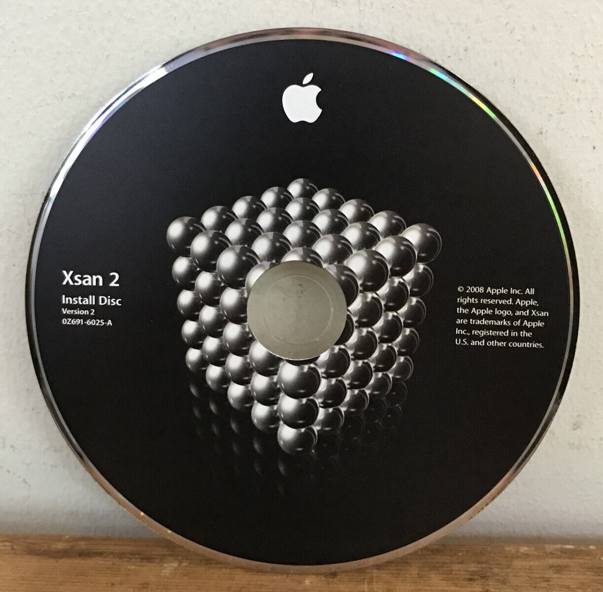 Vintage 2008 Apple Xsan 2 Install Software Disc Version 2